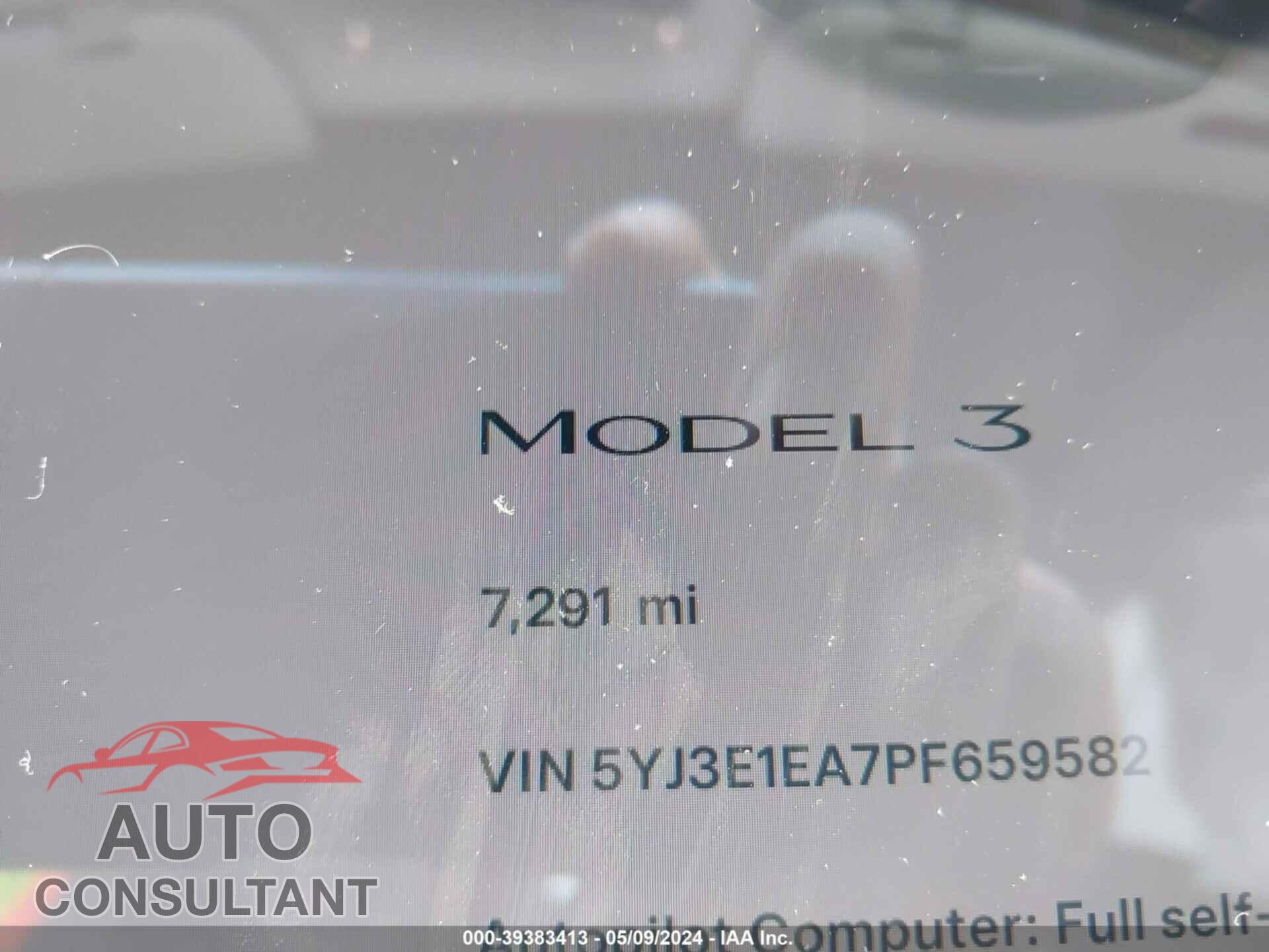 TESLA MODEL 3 2023 - 5YJ3E1EA7PF659582