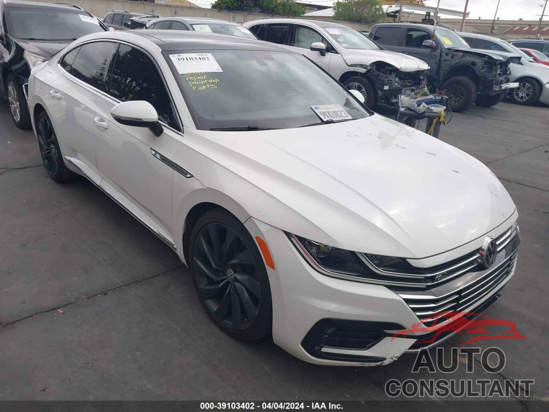 VOLKSWAGEN ARTEON 2019 - WVWHR7AN8KE028226