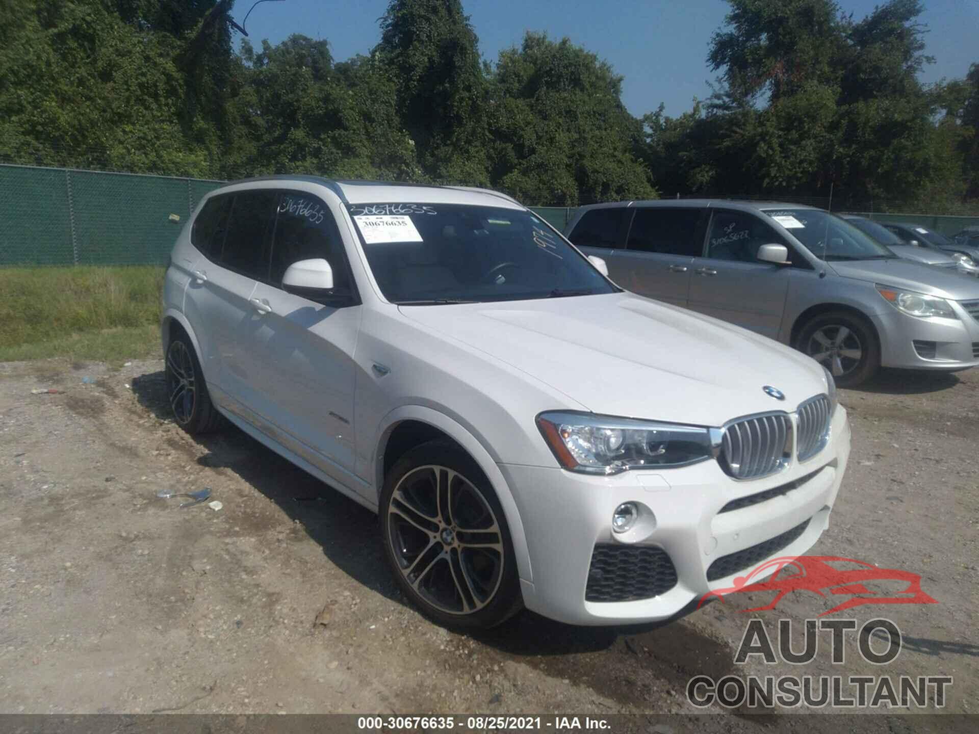 BMW X3 2017 - 5UXWZ7C58H0V85033