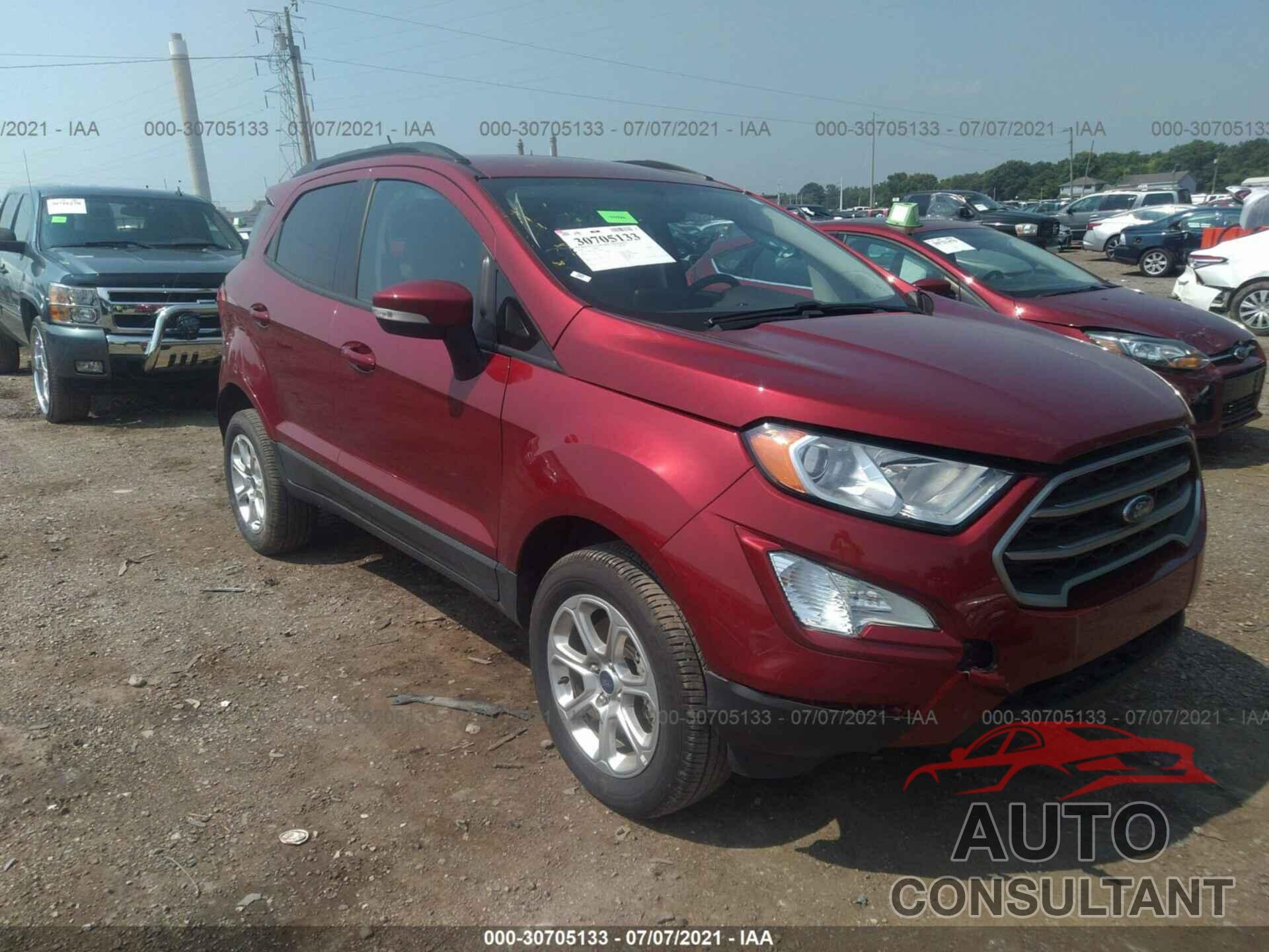 FORD ECOSPORT 2020 - MAJ6S3GL9LC393026