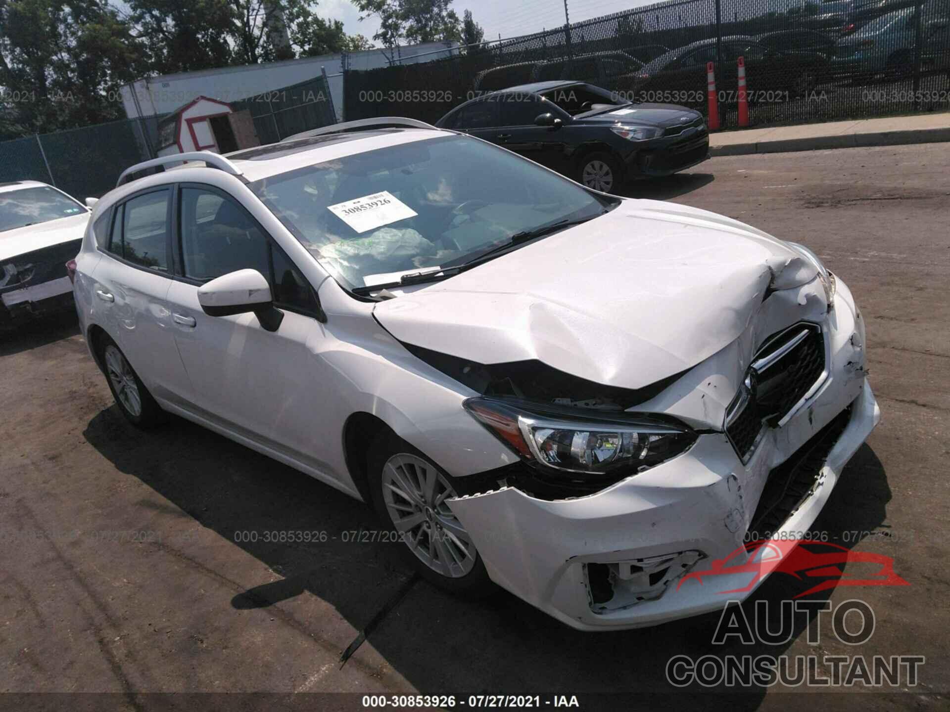 SUBARU IMPREZA 2018 - 4S3GTAB68J3706372