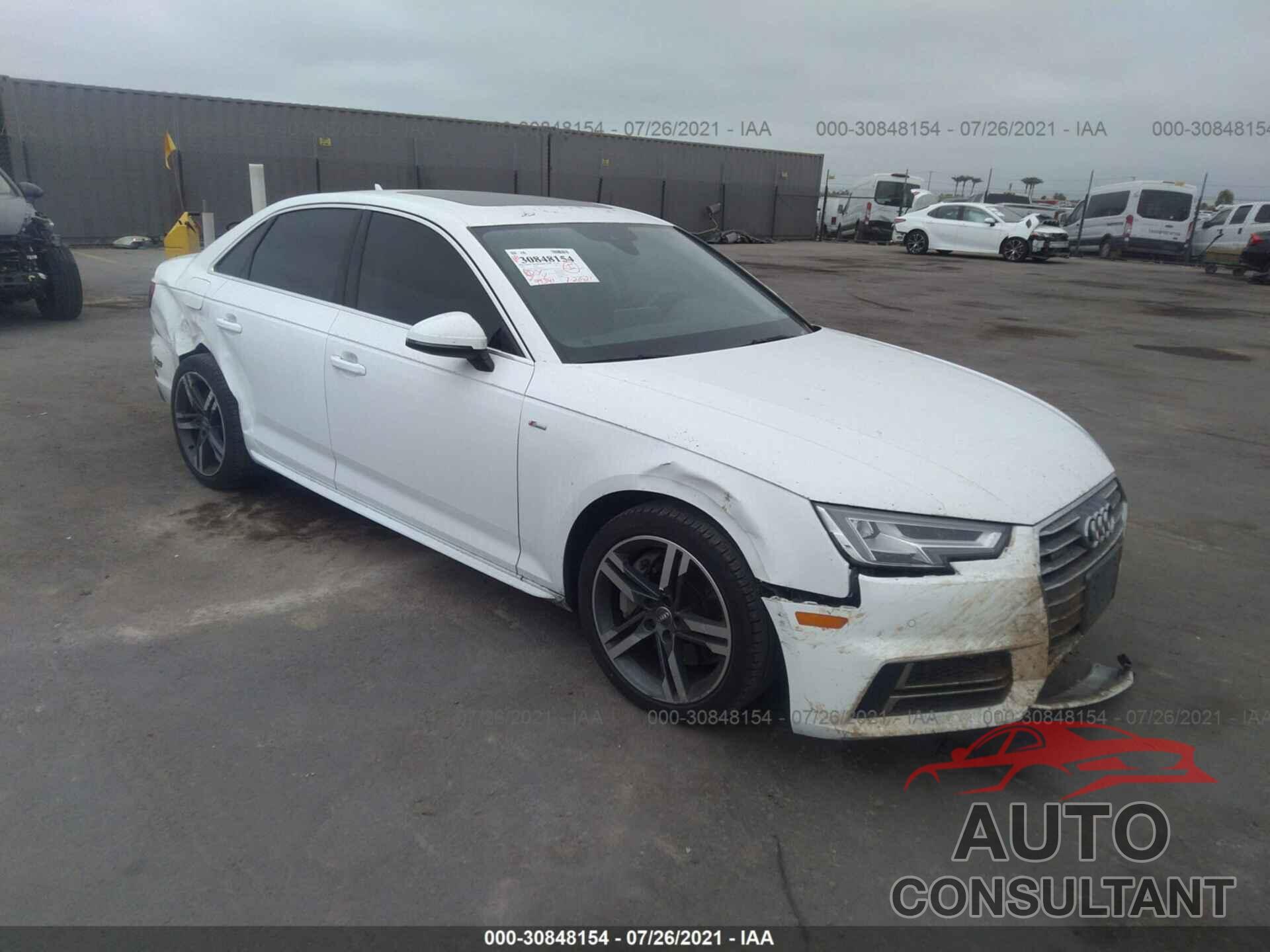 AUDI A4 2017 - WAUENAF42HN016817