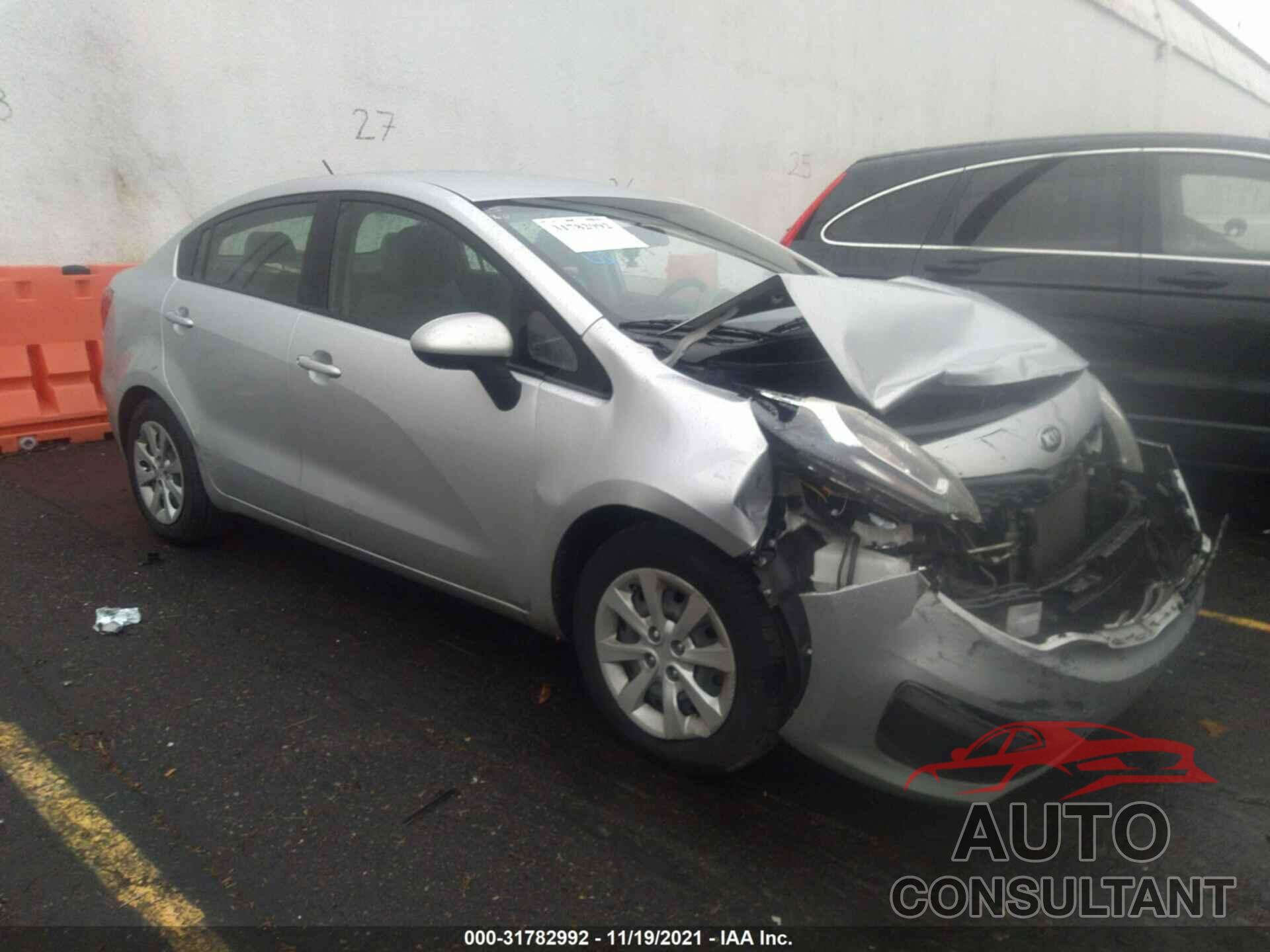 KIA RIO 2016 - KNADM4A39G6684086