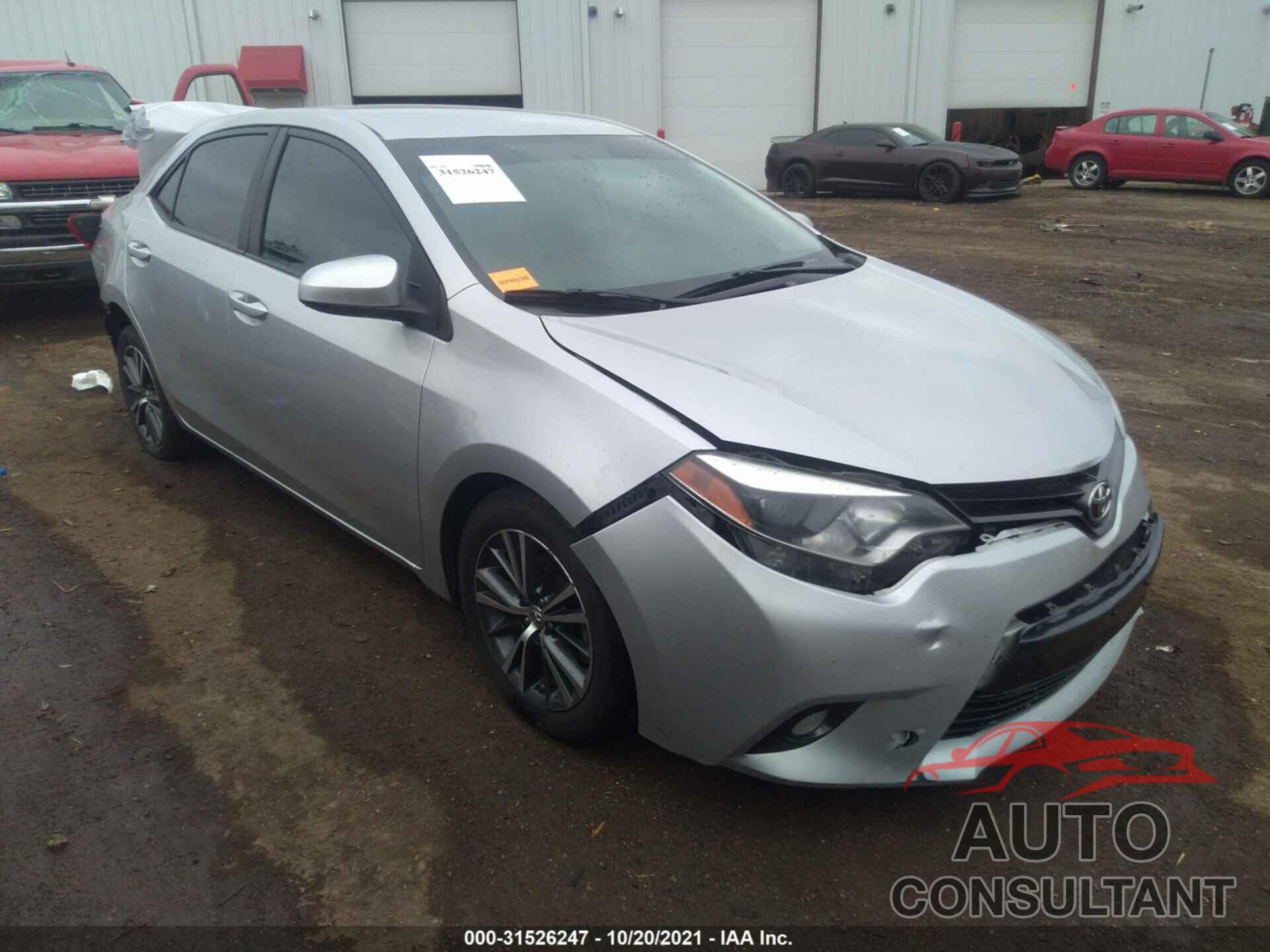 TOYOTA COROLLA 2016 - 5YFBURHE4GP492873