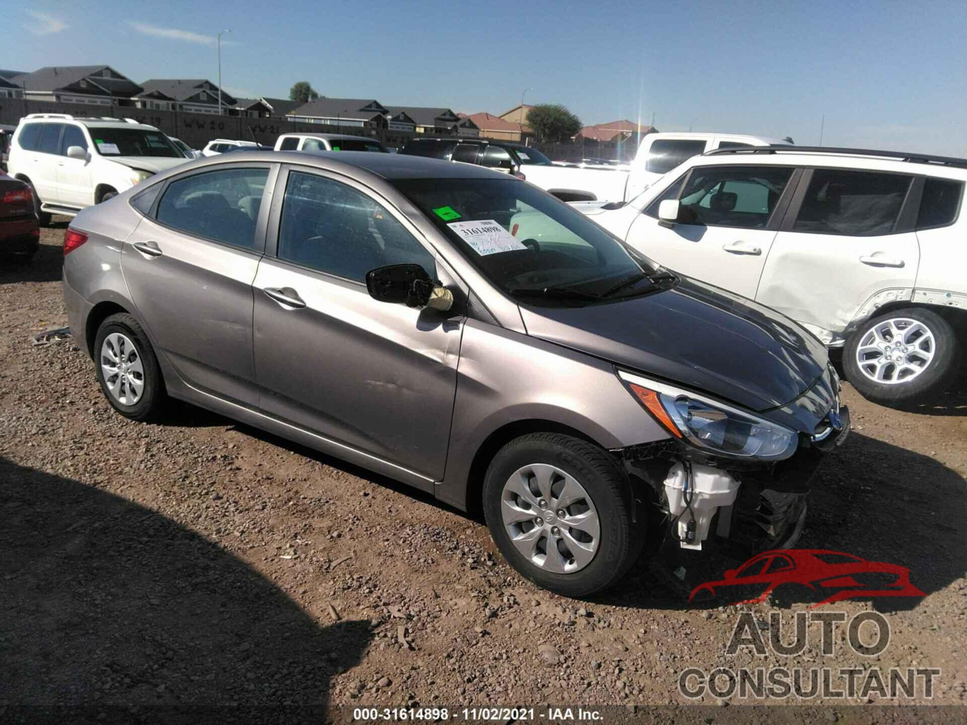 HYUNDAI ACCENT 2017 - KMHCT4AE9HU368280