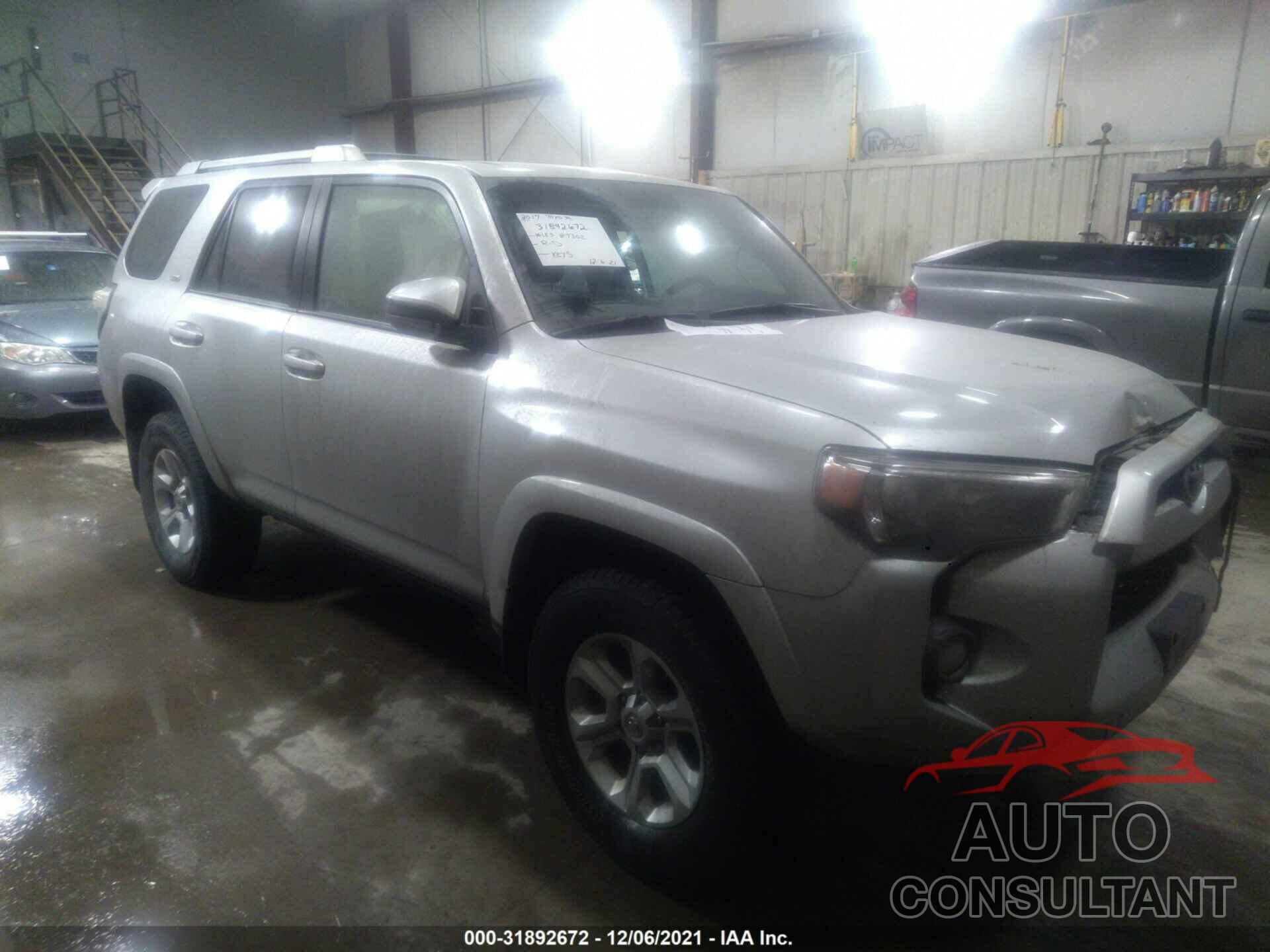 TOYOTA 4RUNNER 2017 - JTEBU5JR3H5407425