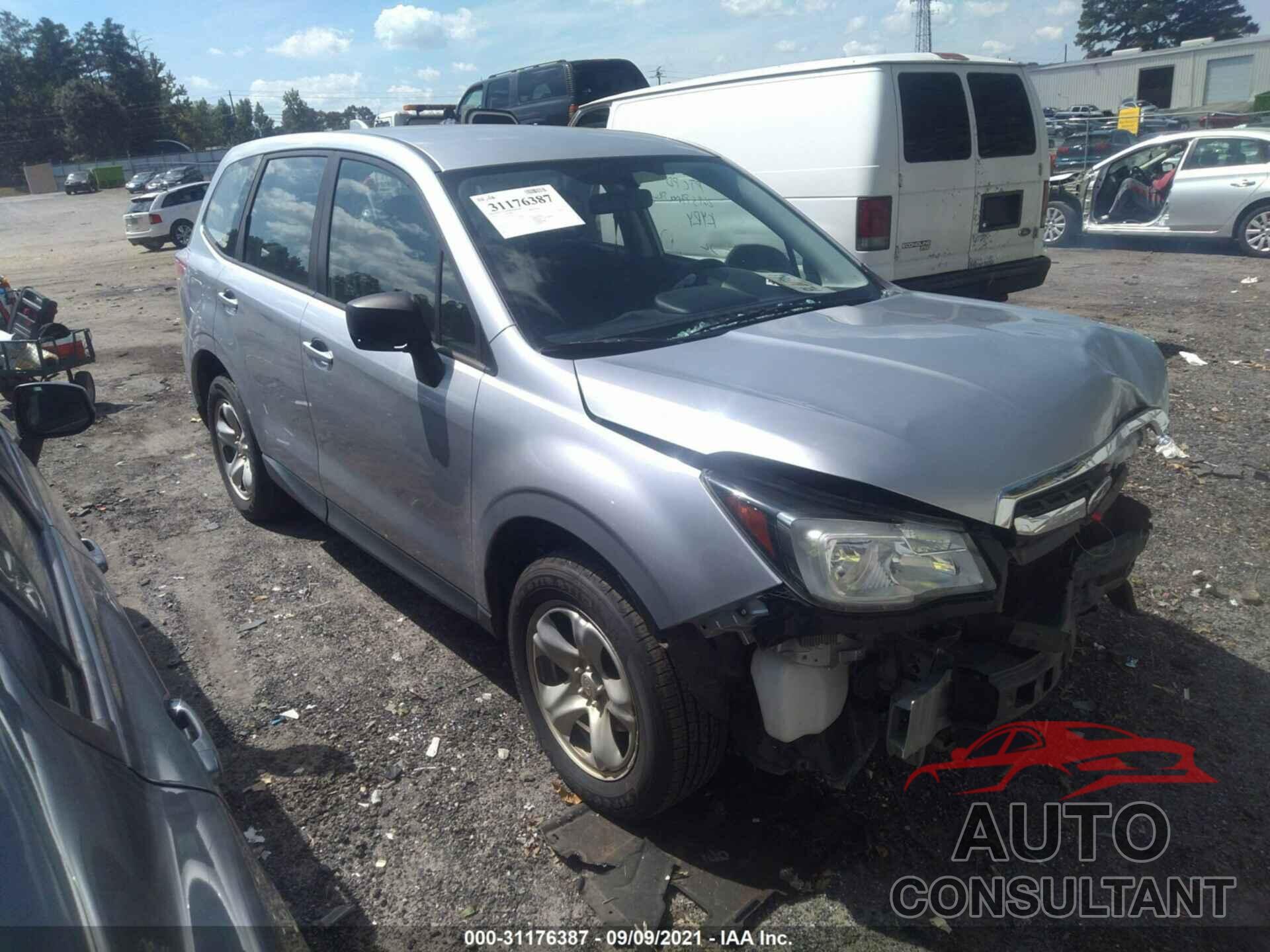 SUBARU FORESTER 2018 - JF2SJAAC7JH597284