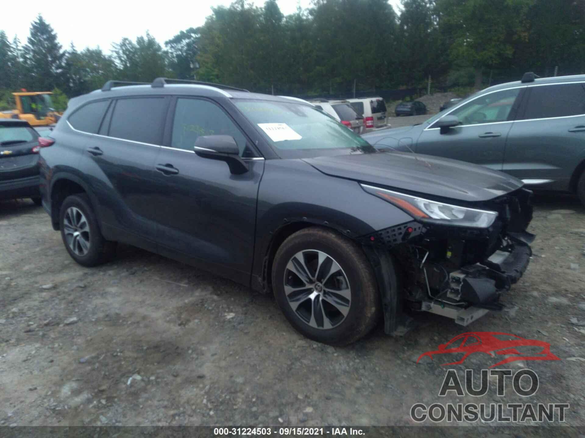 TOYOTA HIGHLANDER 2020 - 5TDGZRBH9LS042700