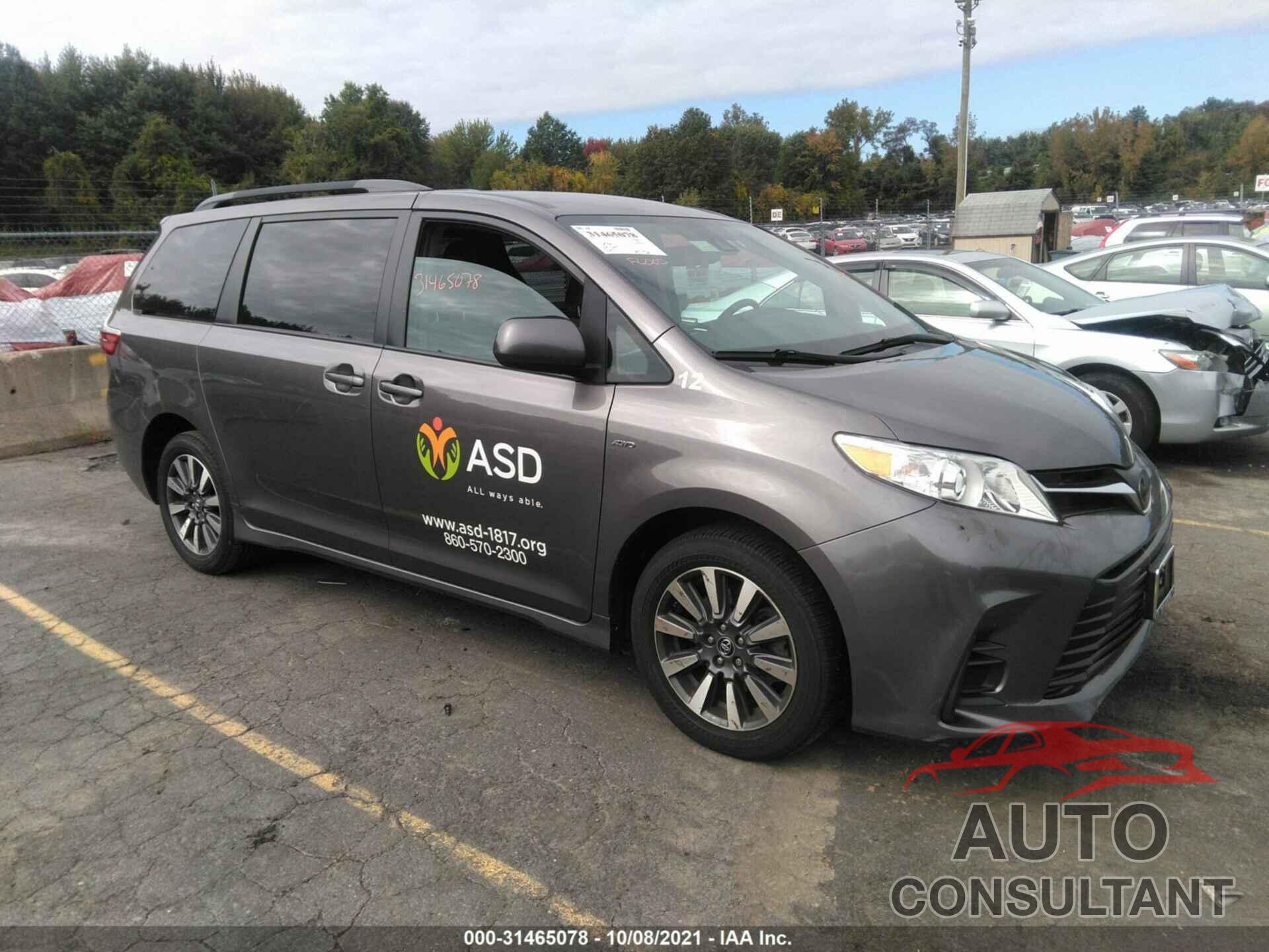 TOYOTA SIENNA 2019 - 5TDJZ3DC3KS218238