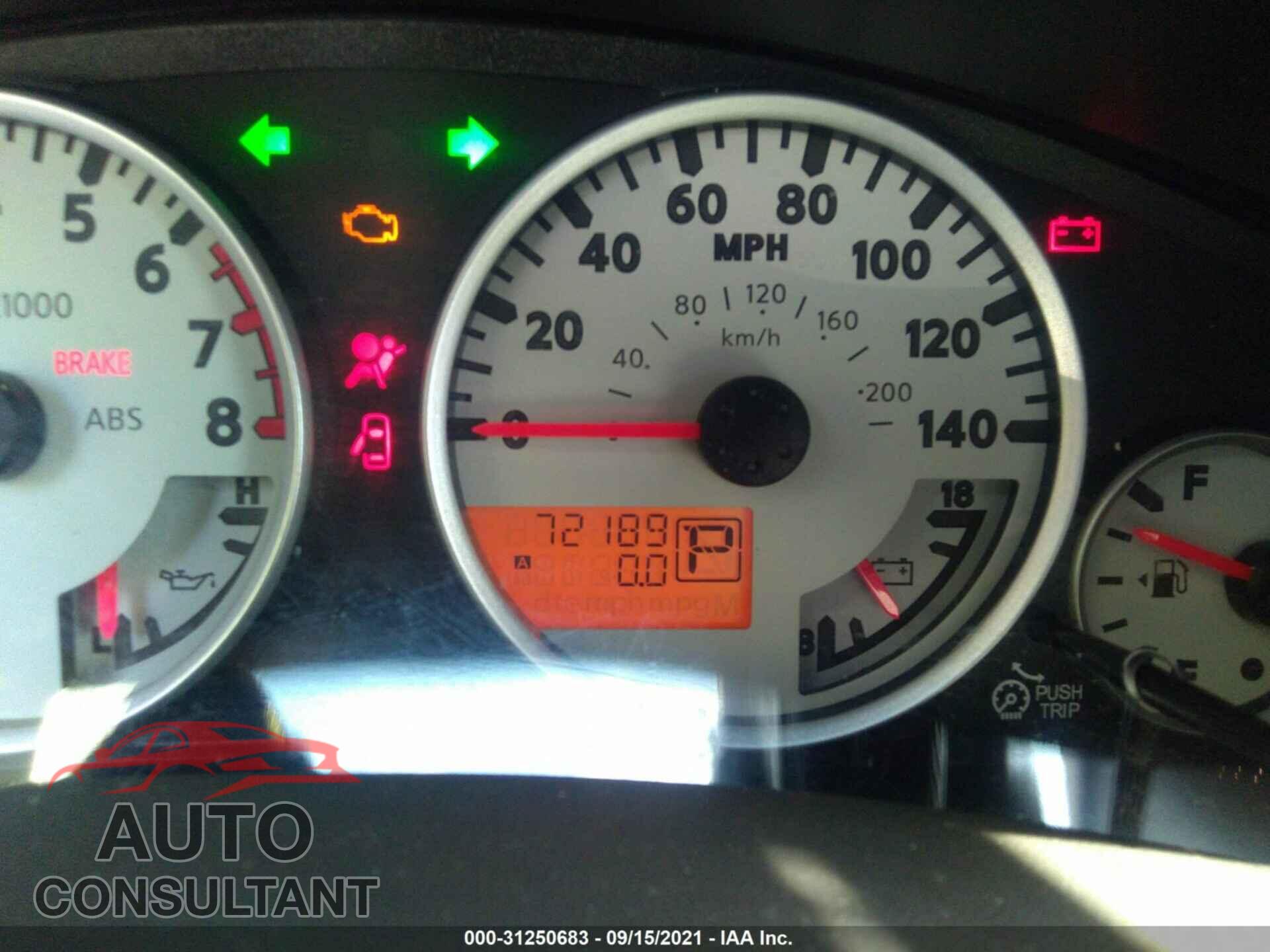 NISSAN FRONTIER 2016 - 1N6AD0EV9GN781124