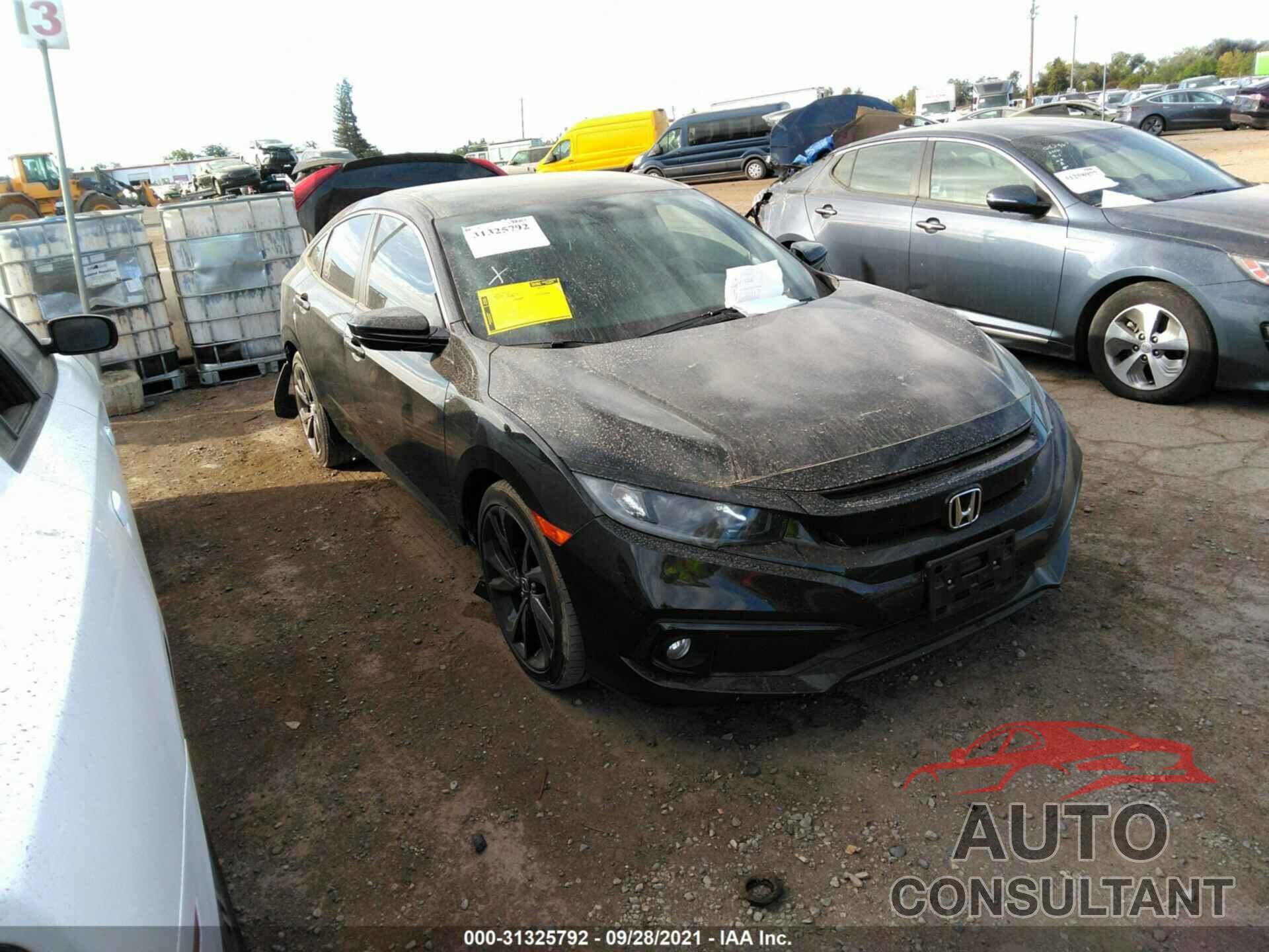 HONDA CIVIC SEDAN 2019 - 19XFC2F83KE201606