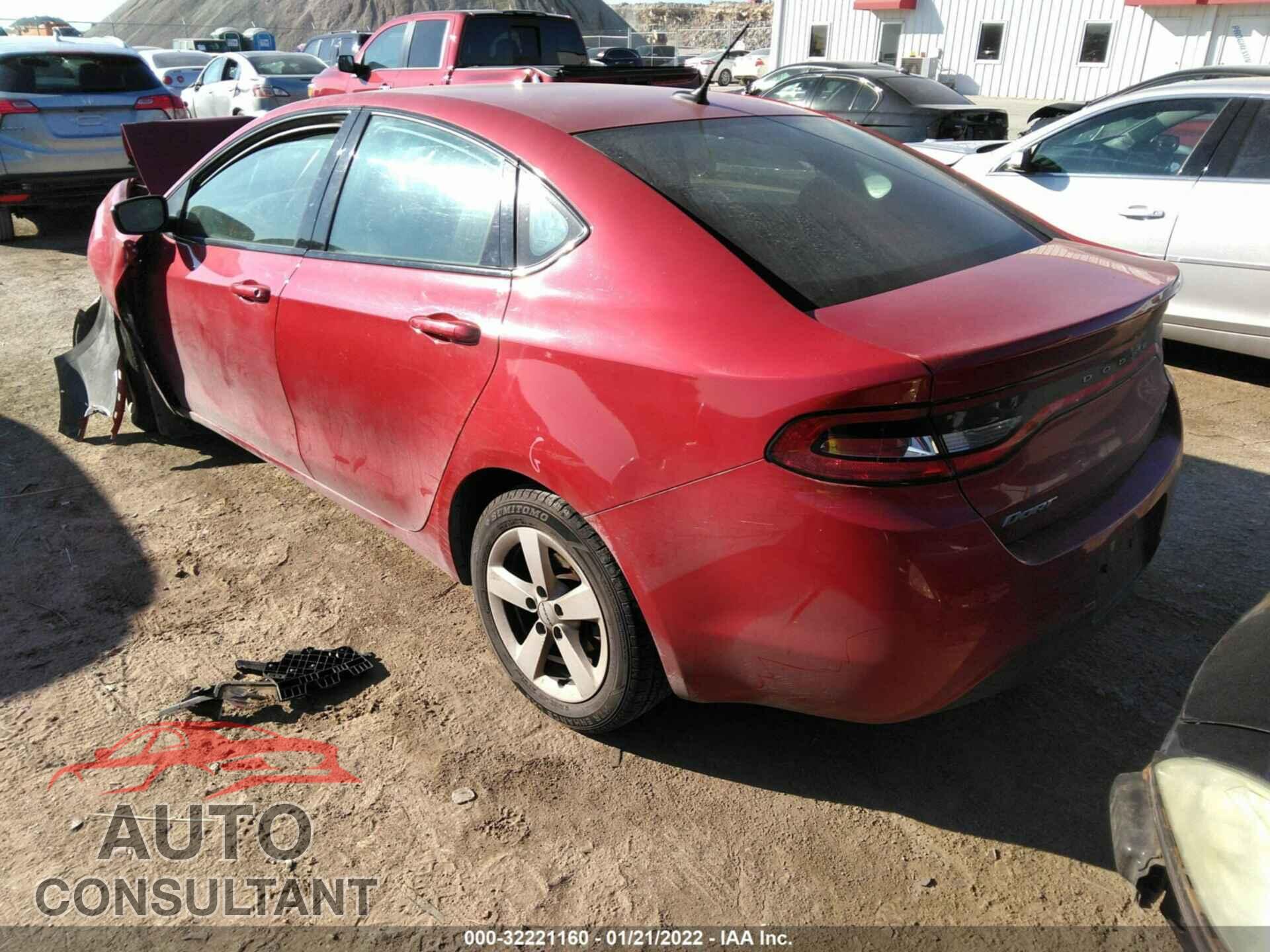 DODGE DART 2016 - 1C3CDFFA2GD801833
