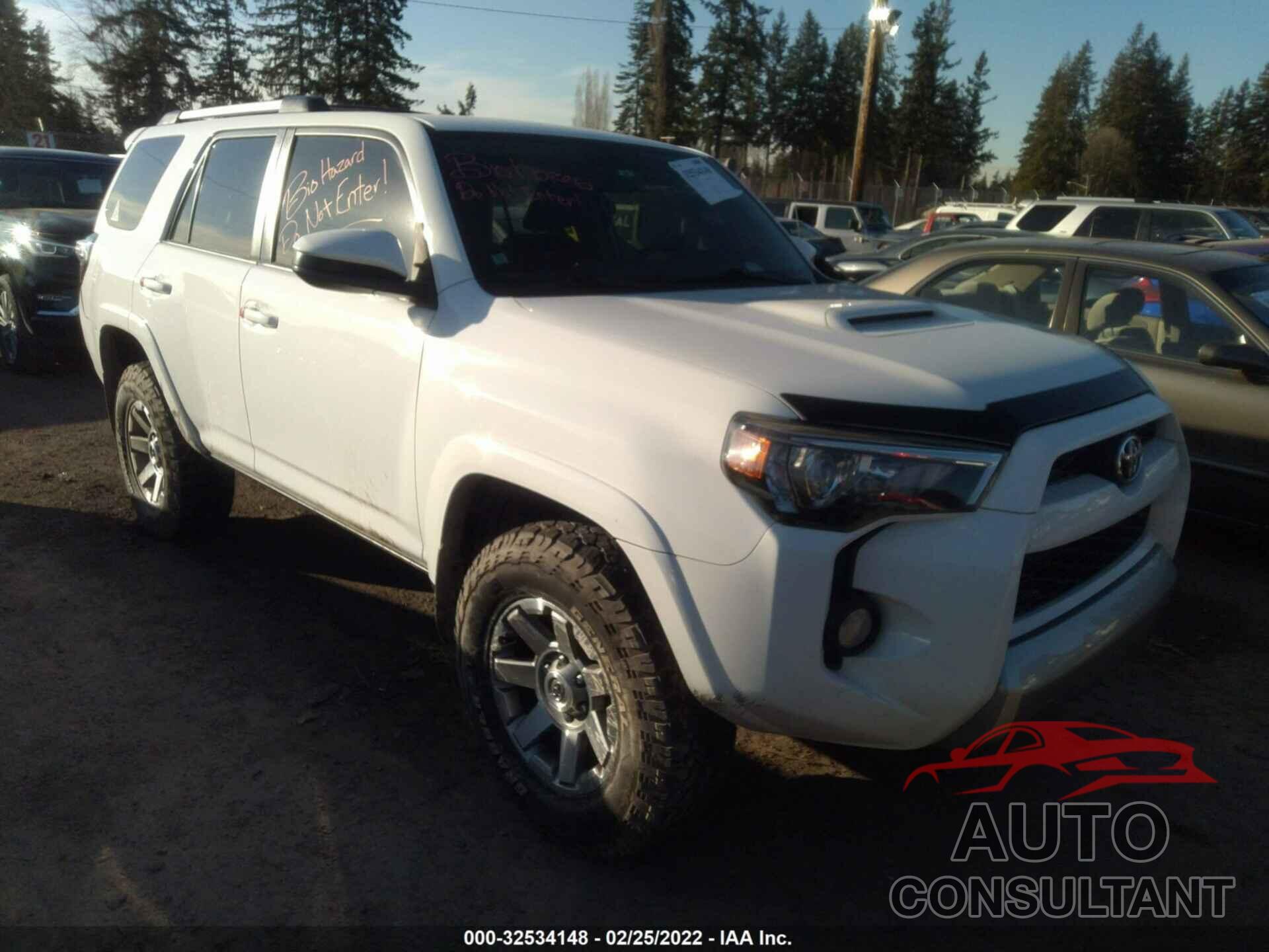 TOYOTA 4RUNNER 2016 - JTEBU5JR2G5364632