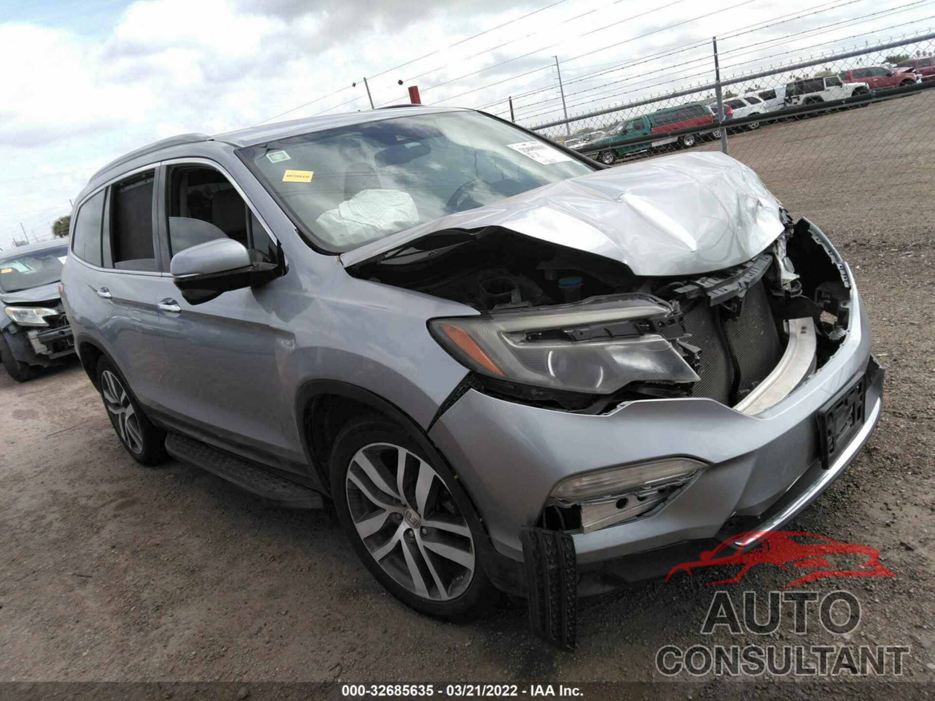 HONDA PILOT 2016 - 5FNYF5H91GB037362