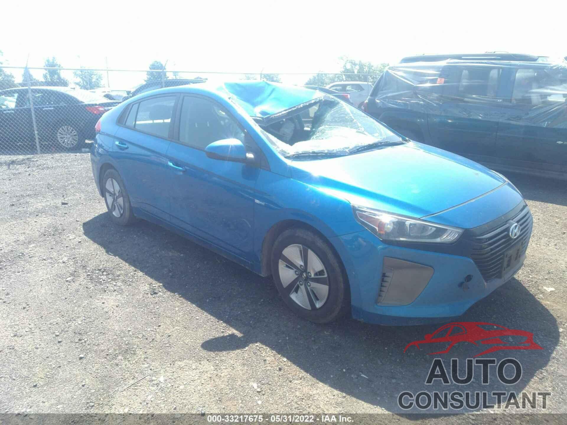 HYUNDAI IONIQ HYBRID 2017 - KMHC65LC0HU027715