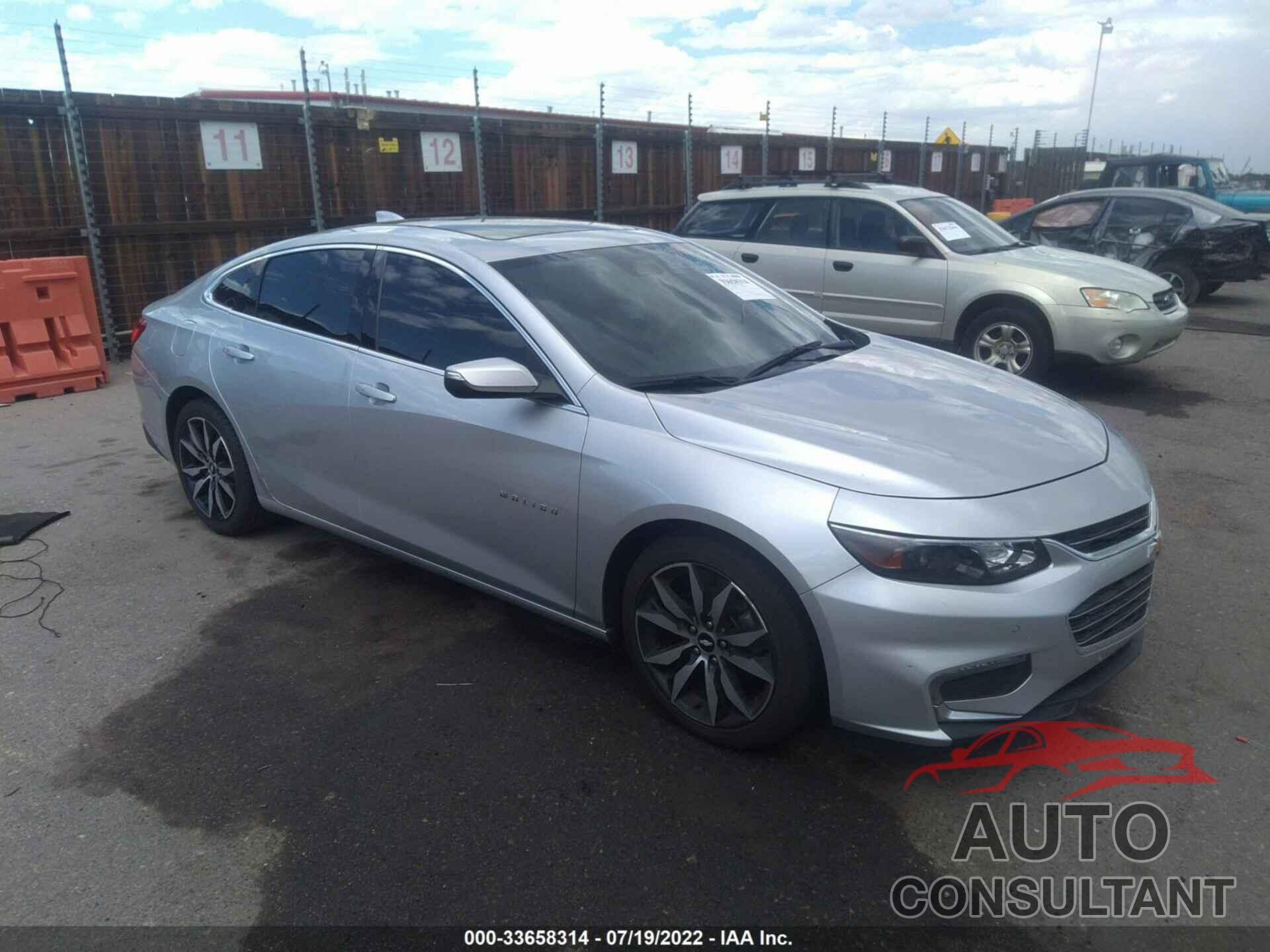 CHEVROLET MALIBU 2016 - 1G1ZE5ST0GF290656