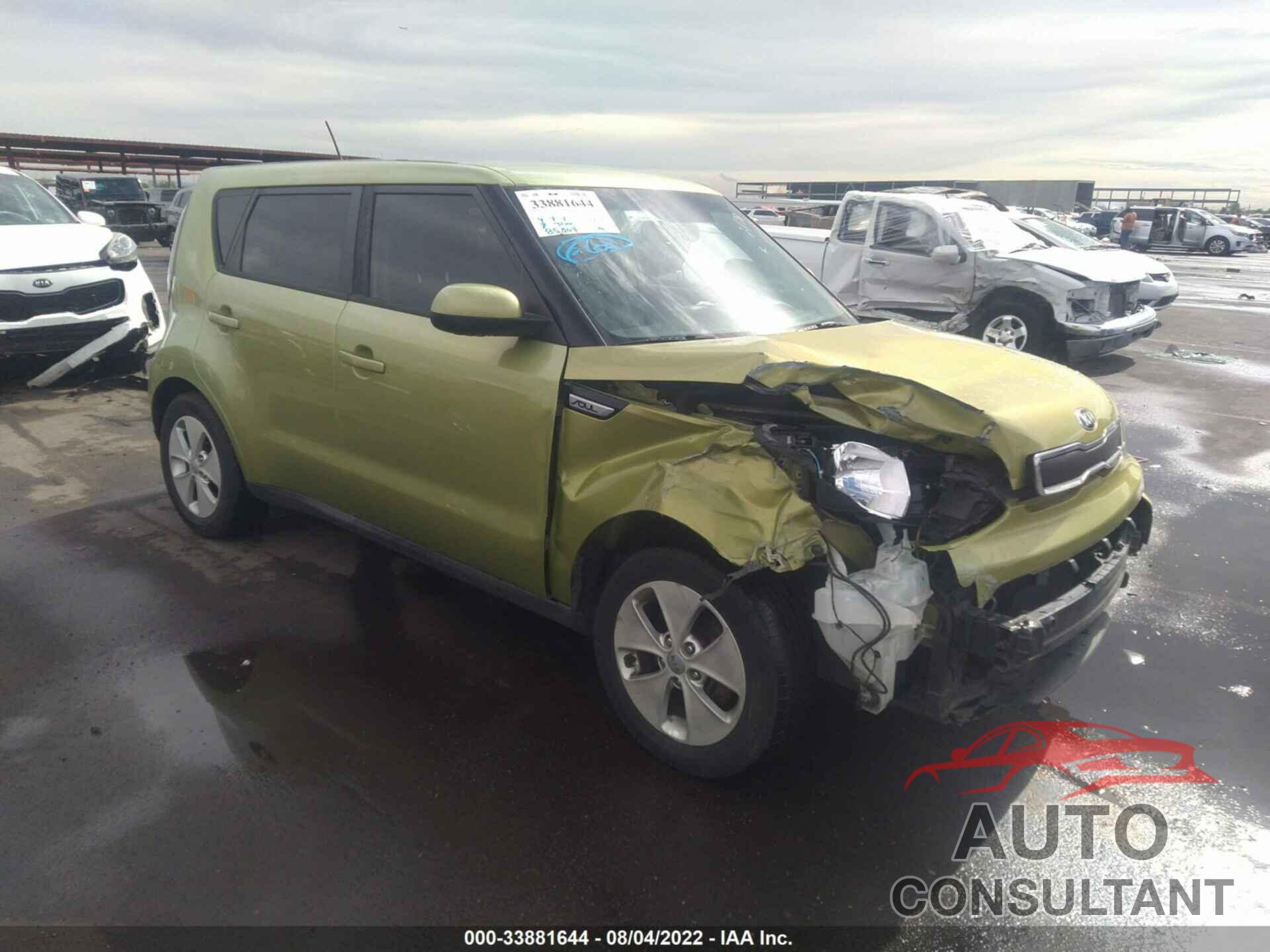 KIA SOUL 2016 - KNDJN2A22G7835715
