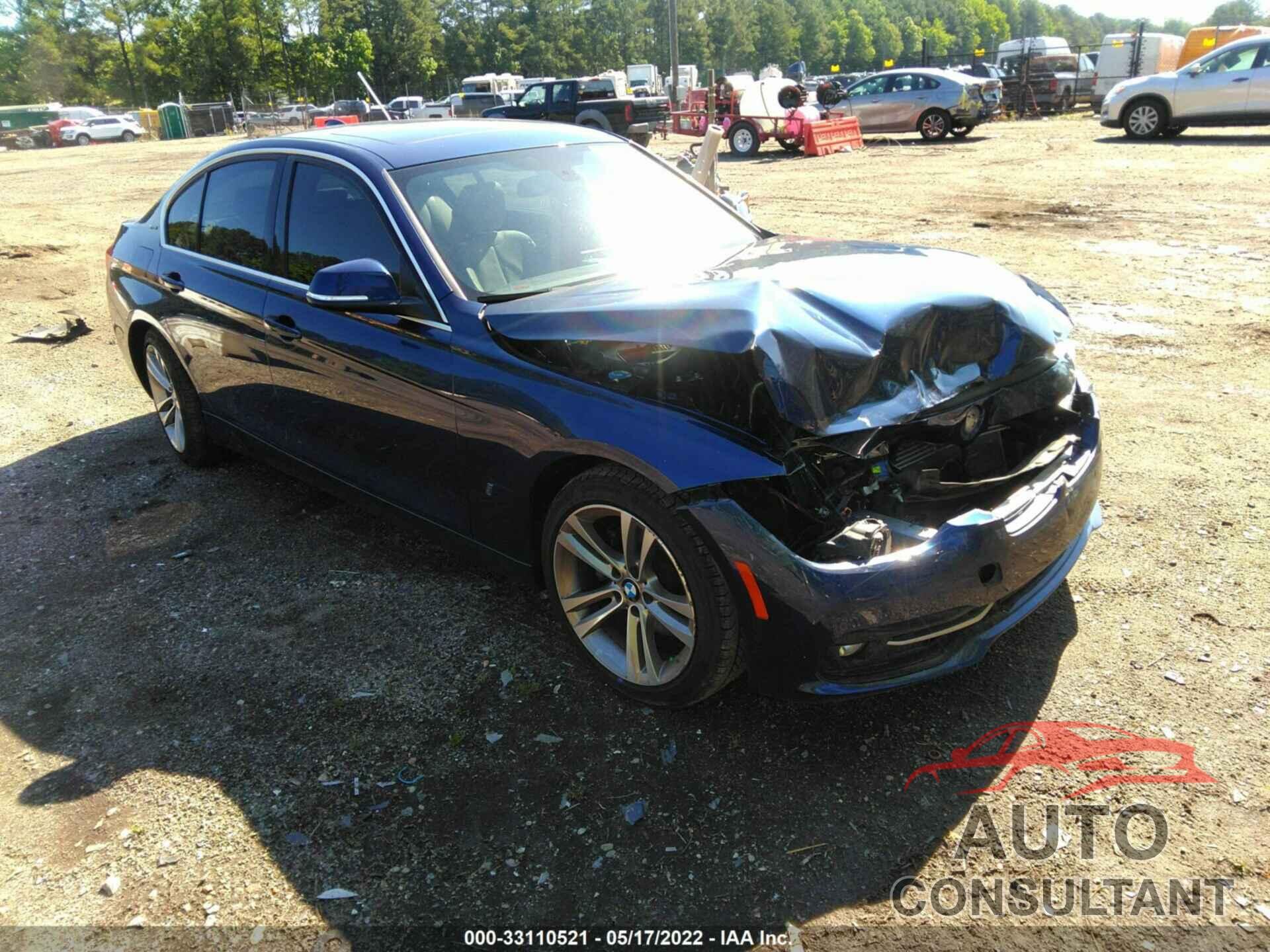 BMW 3 SERIES 2018 - WBA8E1C50JA756552