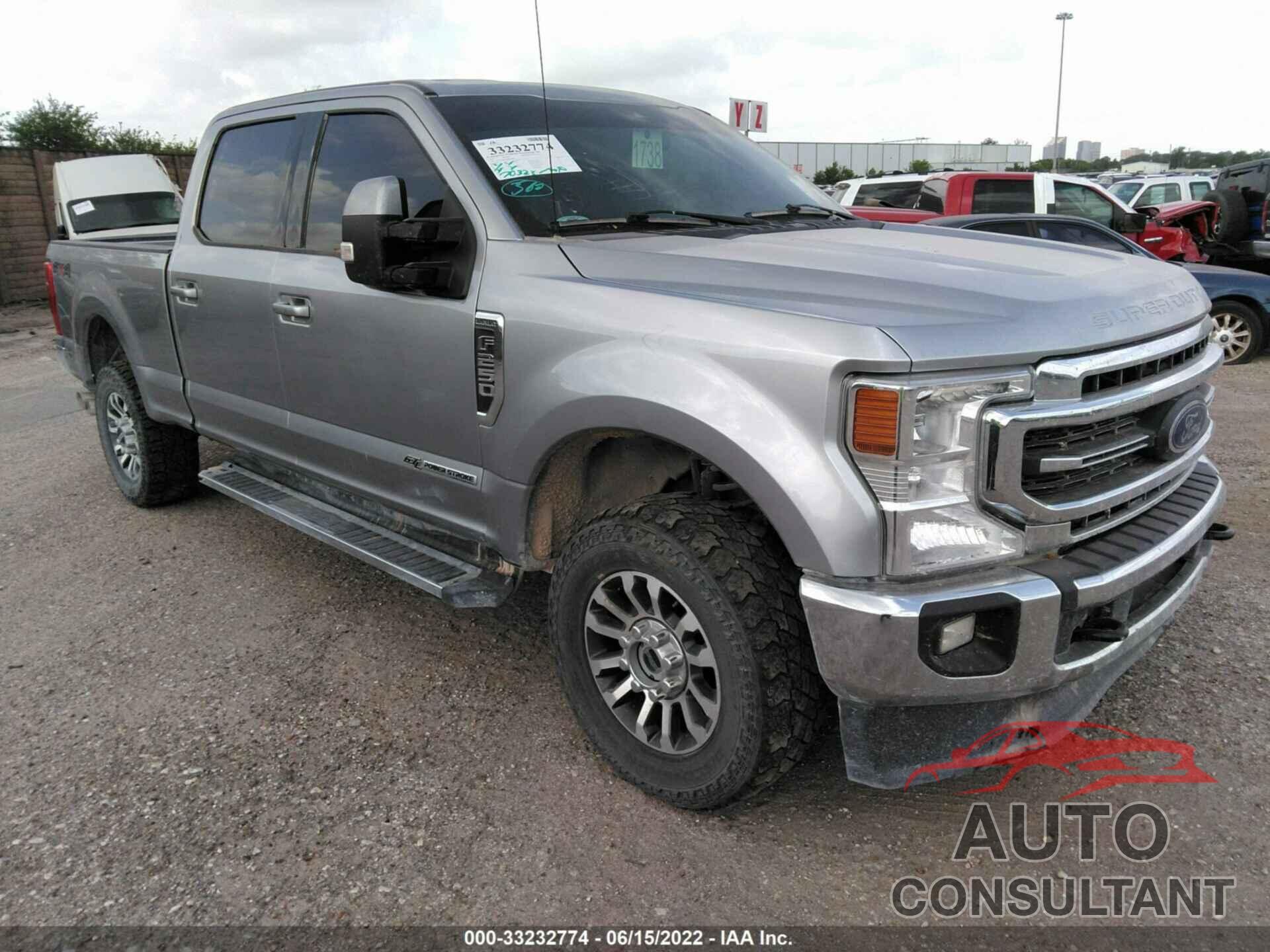 FORD SUPER DUTY F-250 SRW 2021 - 1FT7W2BT4MEC54674