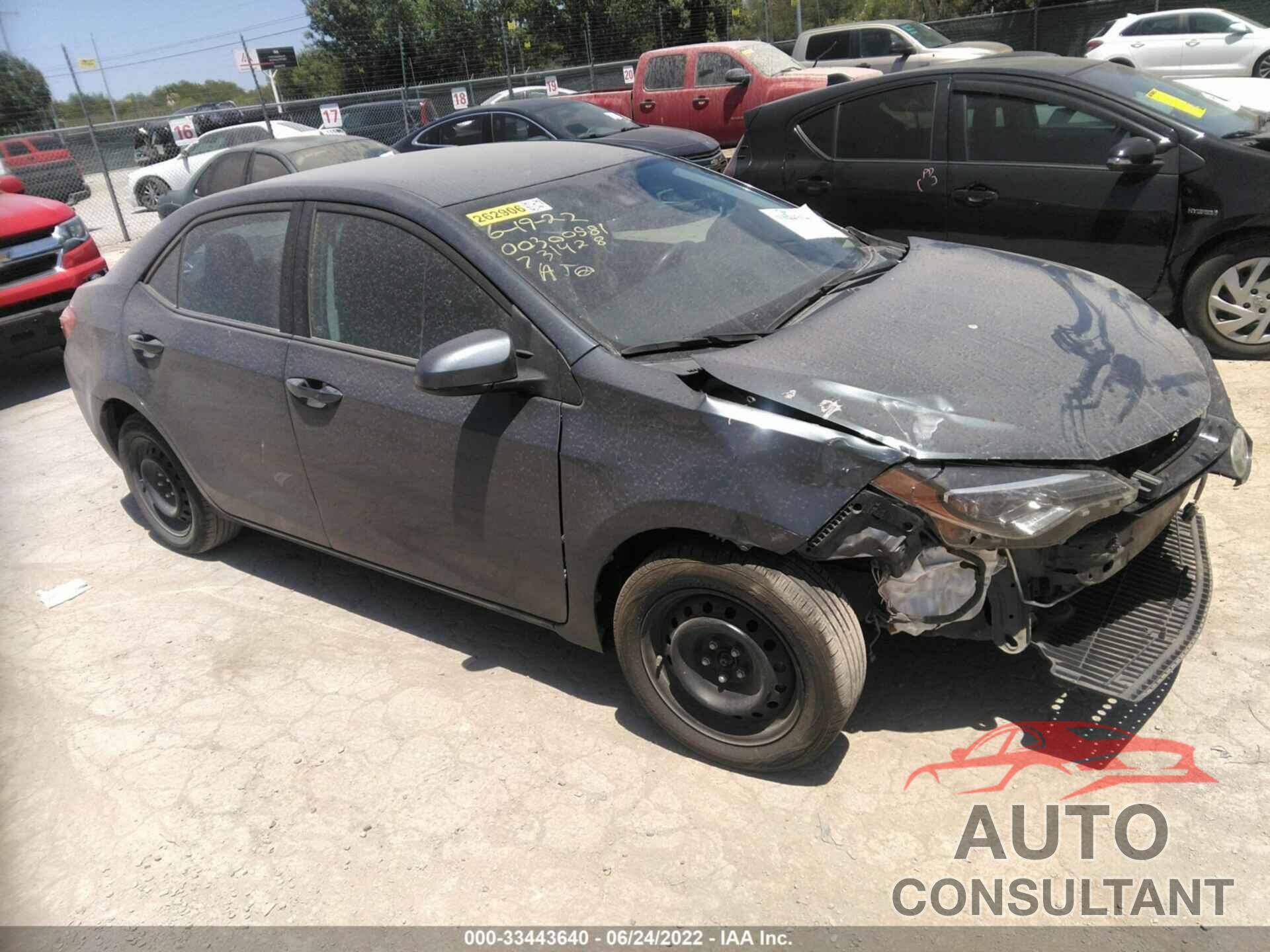 TOYOTA COROLLA 2017 - 5YFBURHE5HP731428