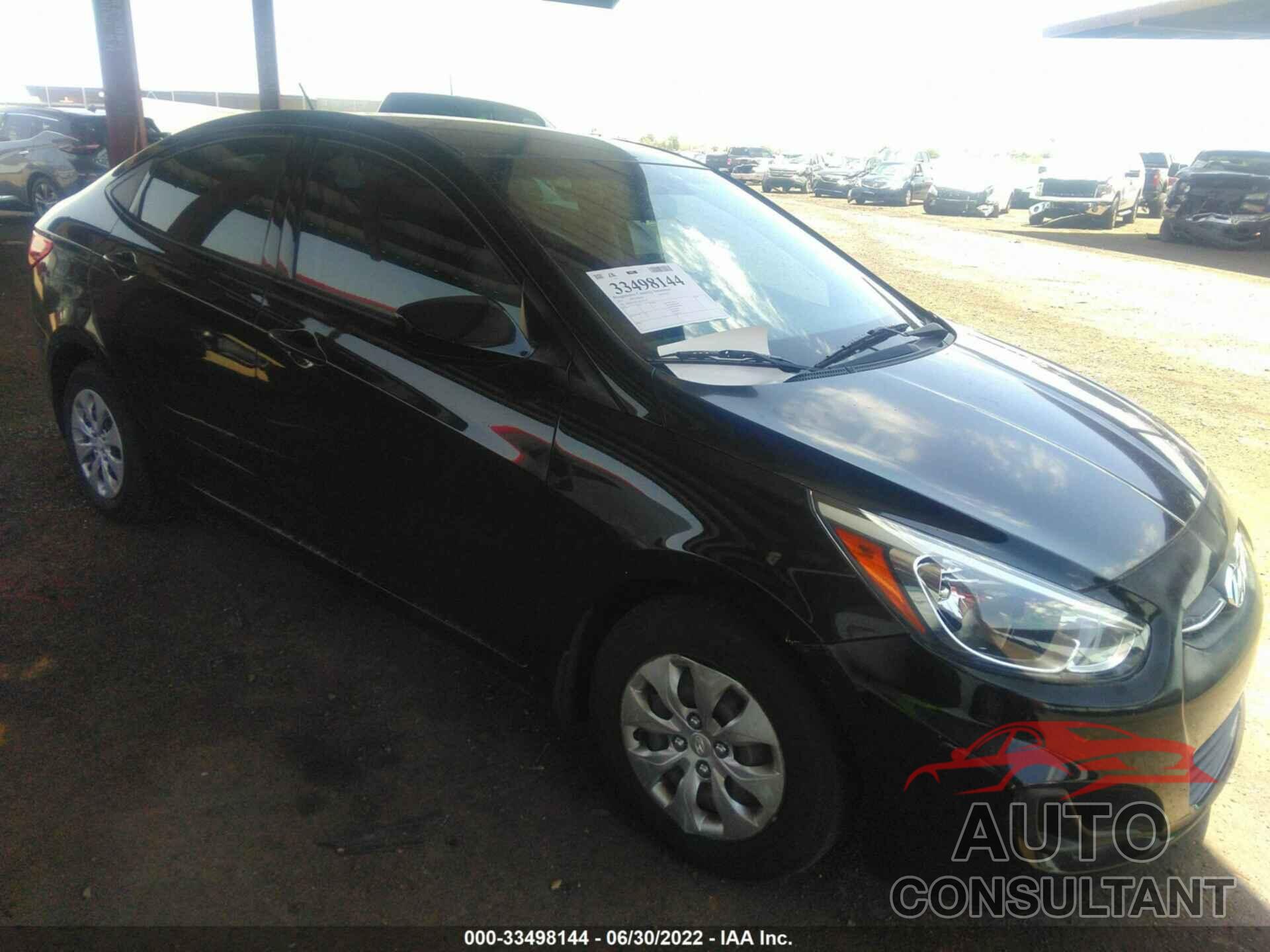 HYUNDAI ACCENT 2017 - KMHCT4AE7HU272115