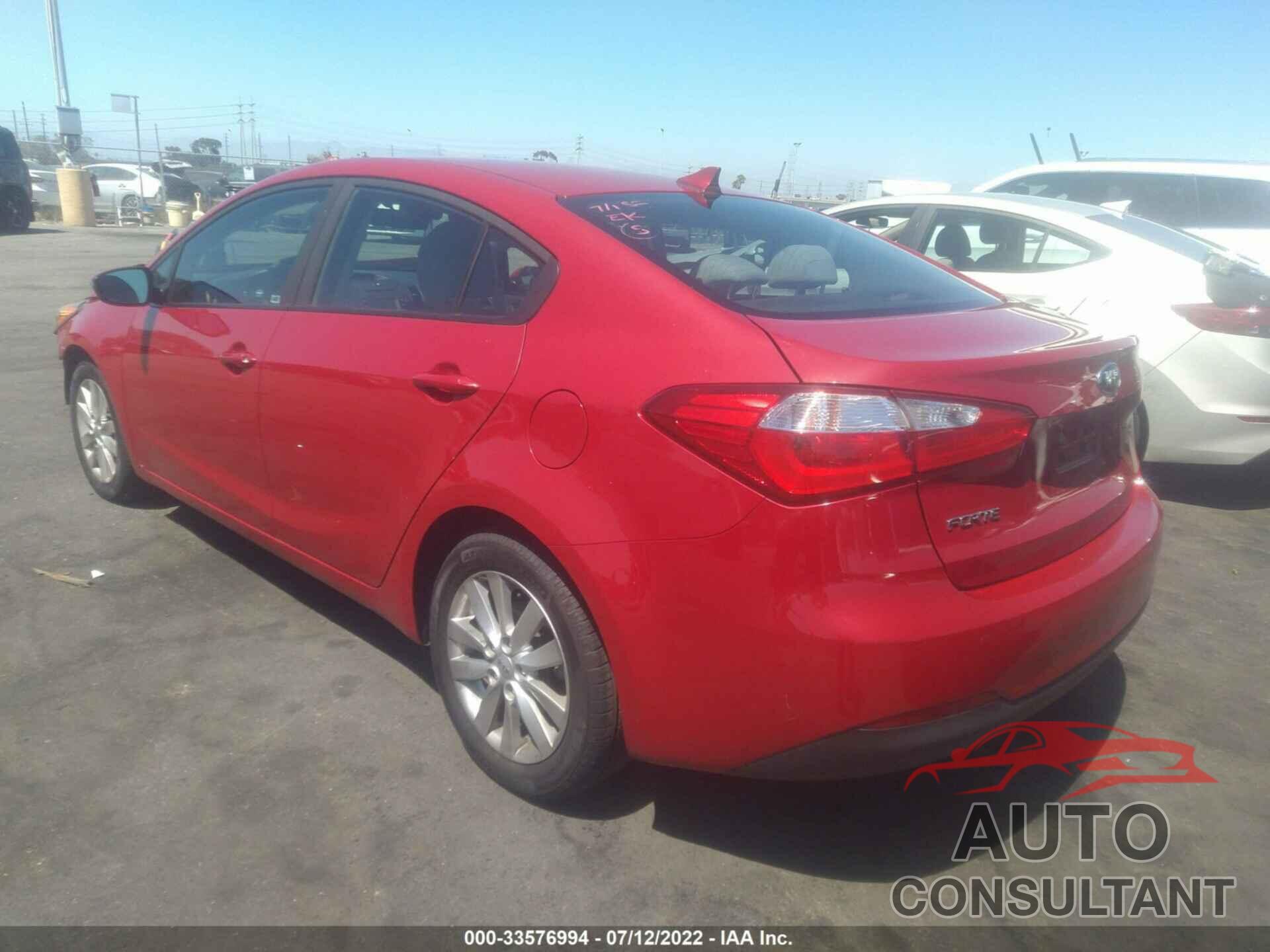 KIA FORTE 2016 - KNAFX4A61G5609317