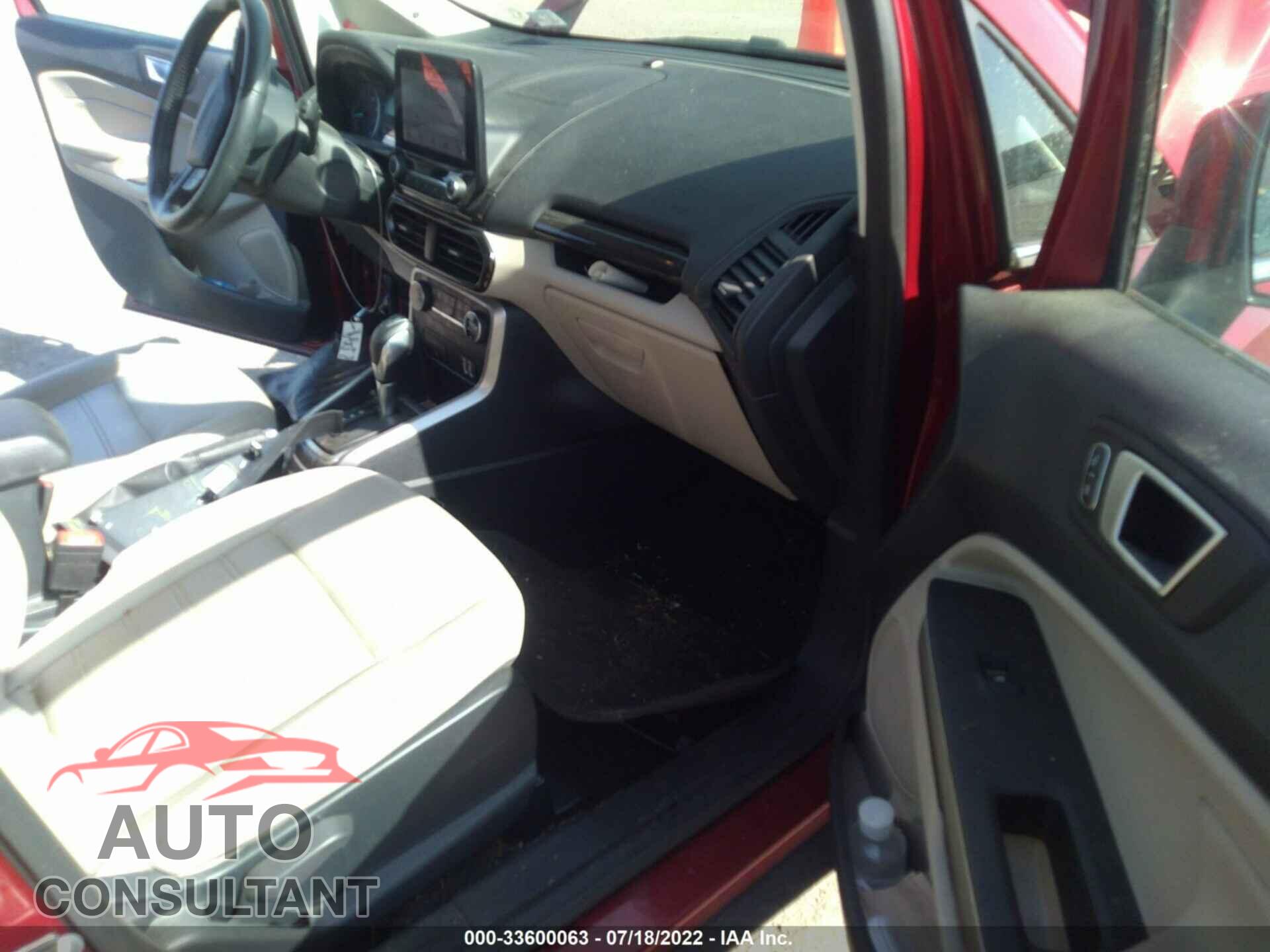 FORD ECOSPORT 2019 - MAJ6S3KL8KC294431
