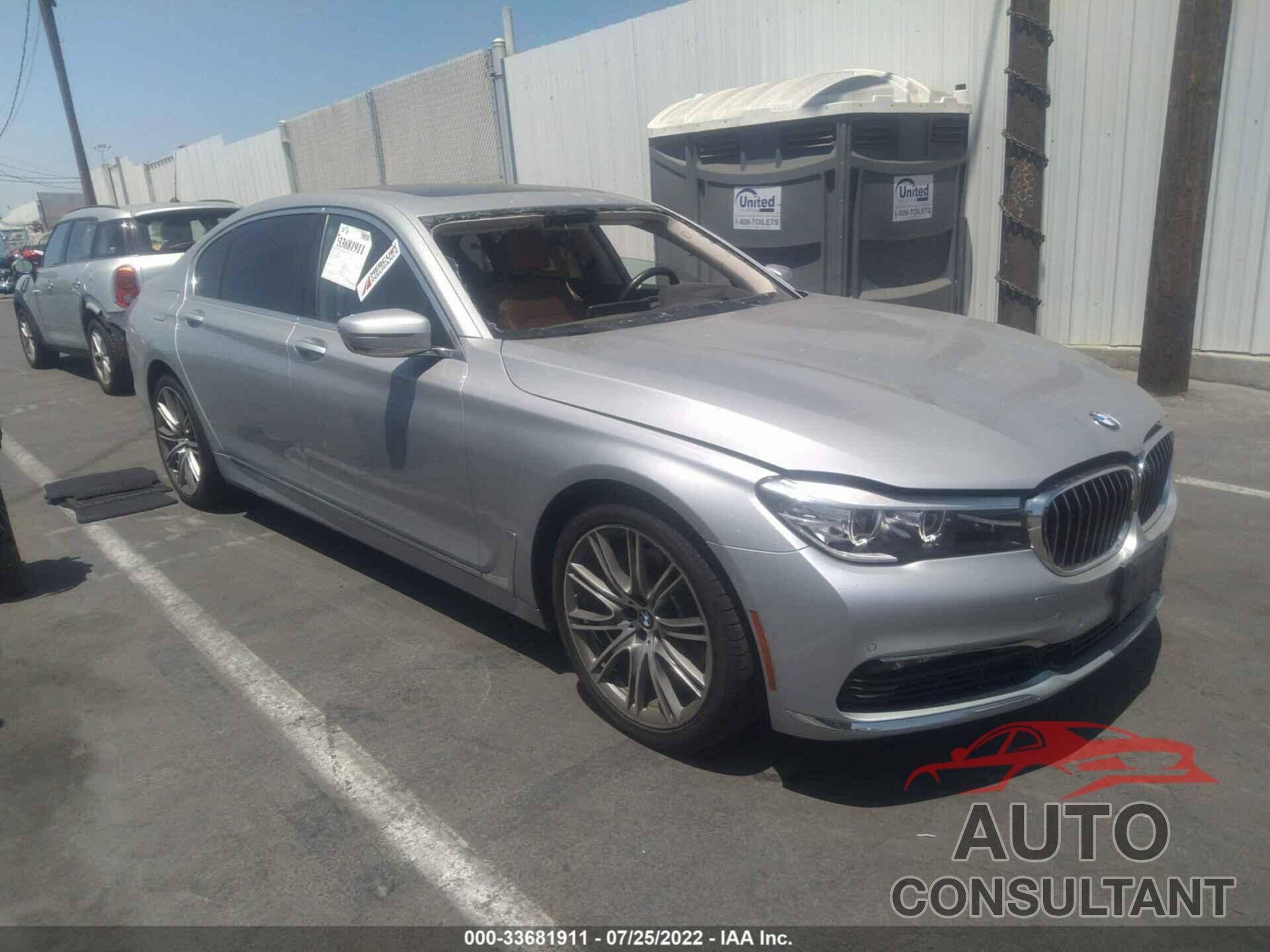 BMW 7 SERIES 2016 - WBA7E2C55GG738748