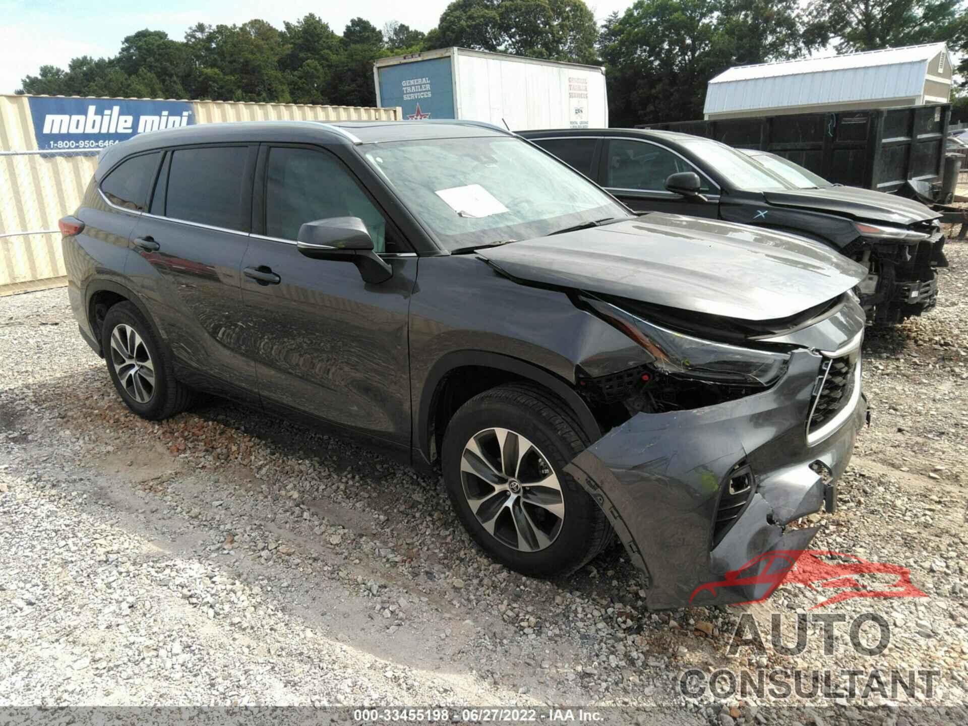 TOYOTA HIGHLANDER 2021 - 5TDGZRAH0MS052759
