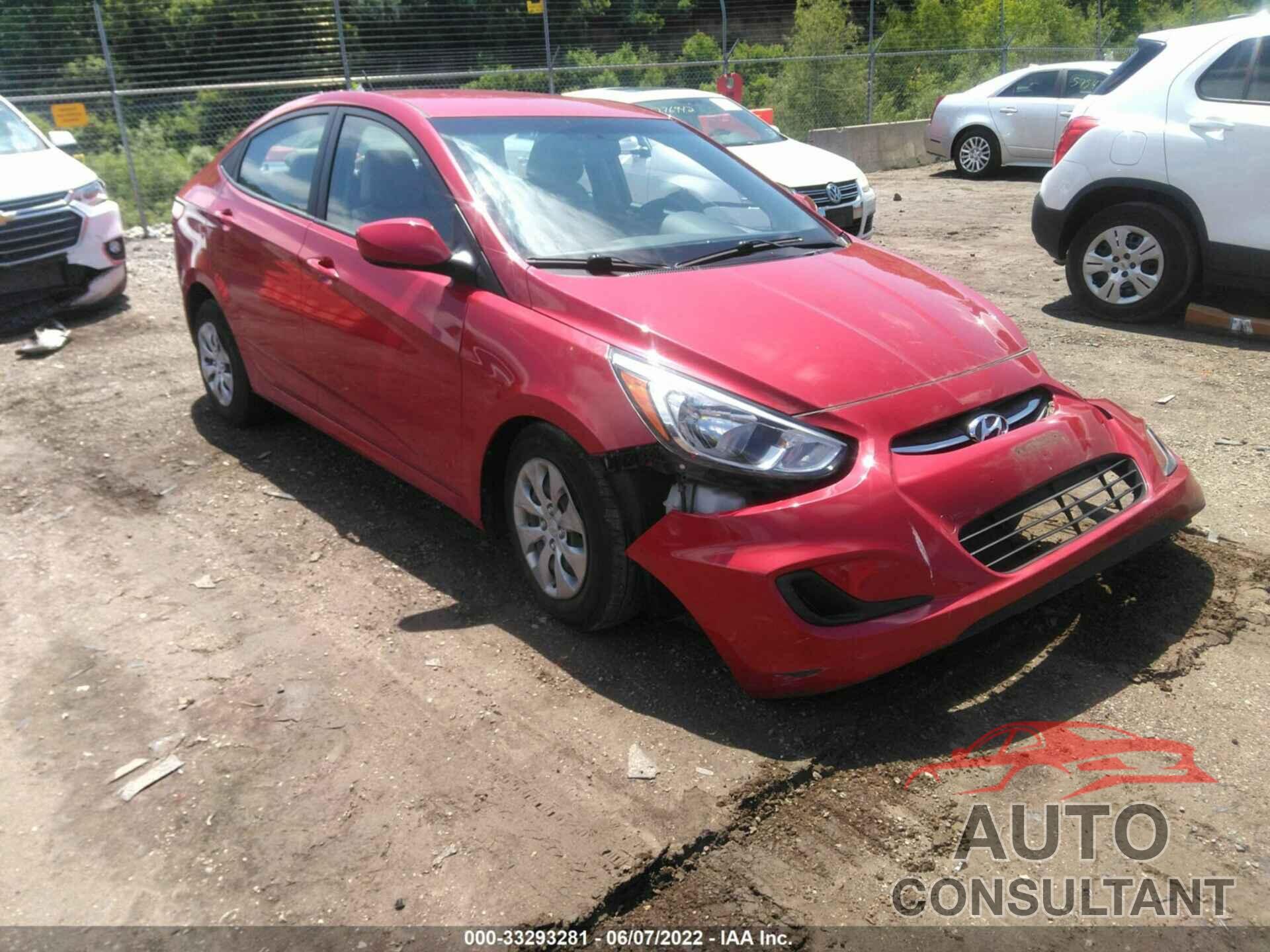 HYUNDAI ACCENT 2017 - KMHCT4AE6HU340274