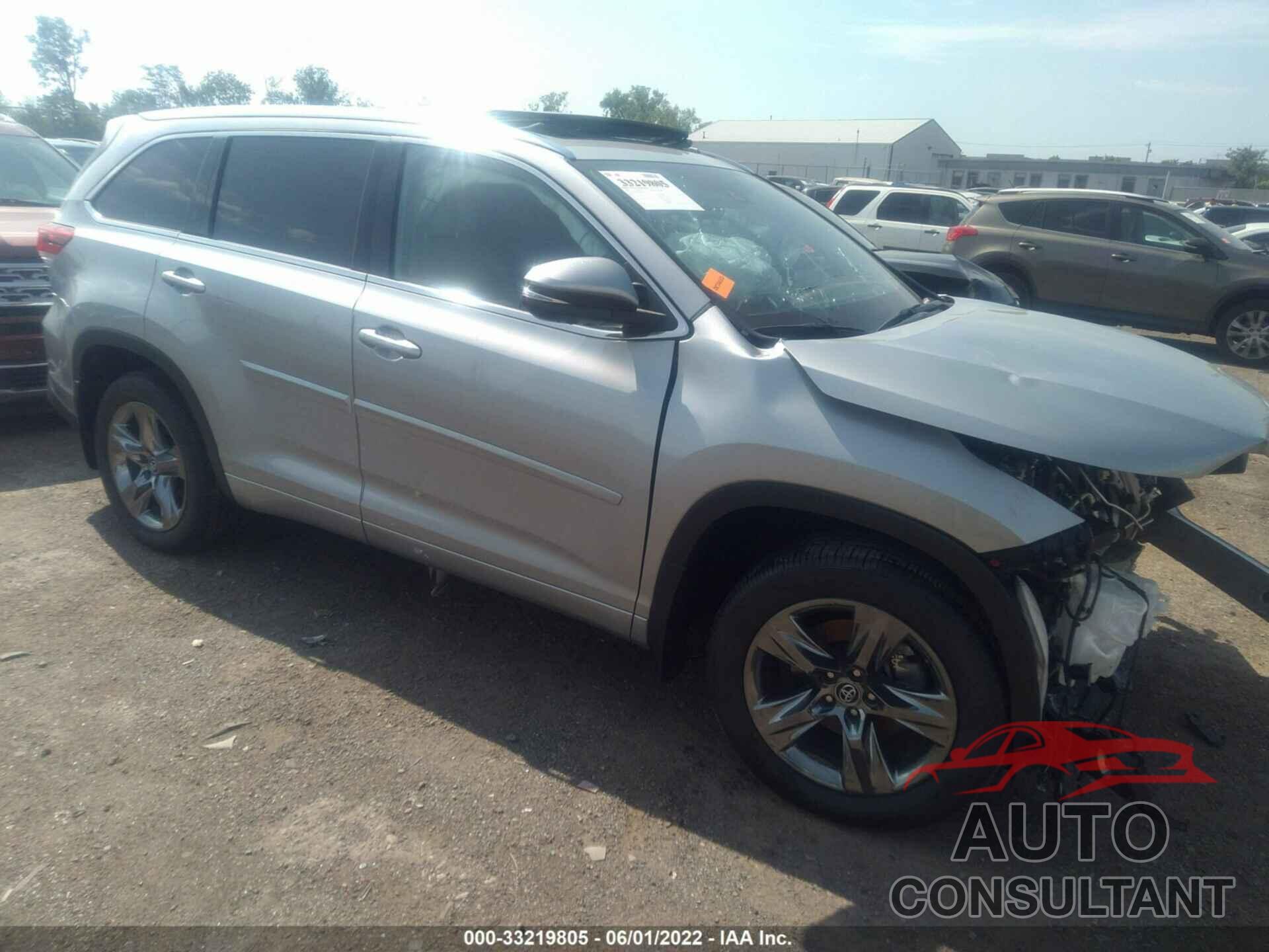 TOYOTA HIGHLANDER 2019 - 5TDDZRFH1KS740326