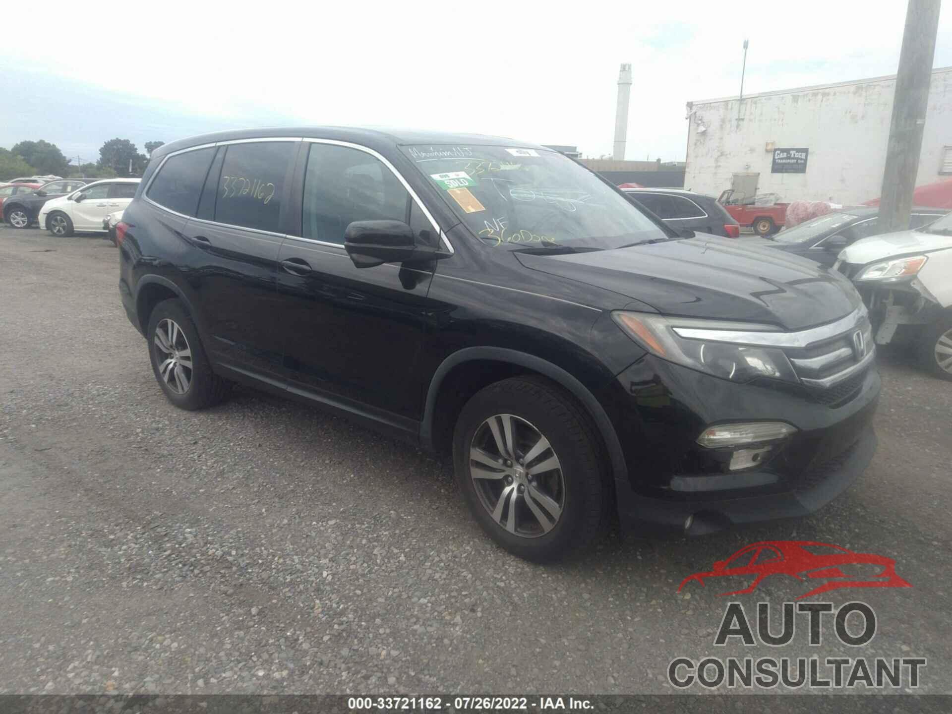 HONDA PILOT 2016 - 5FNYF6H82GB077124