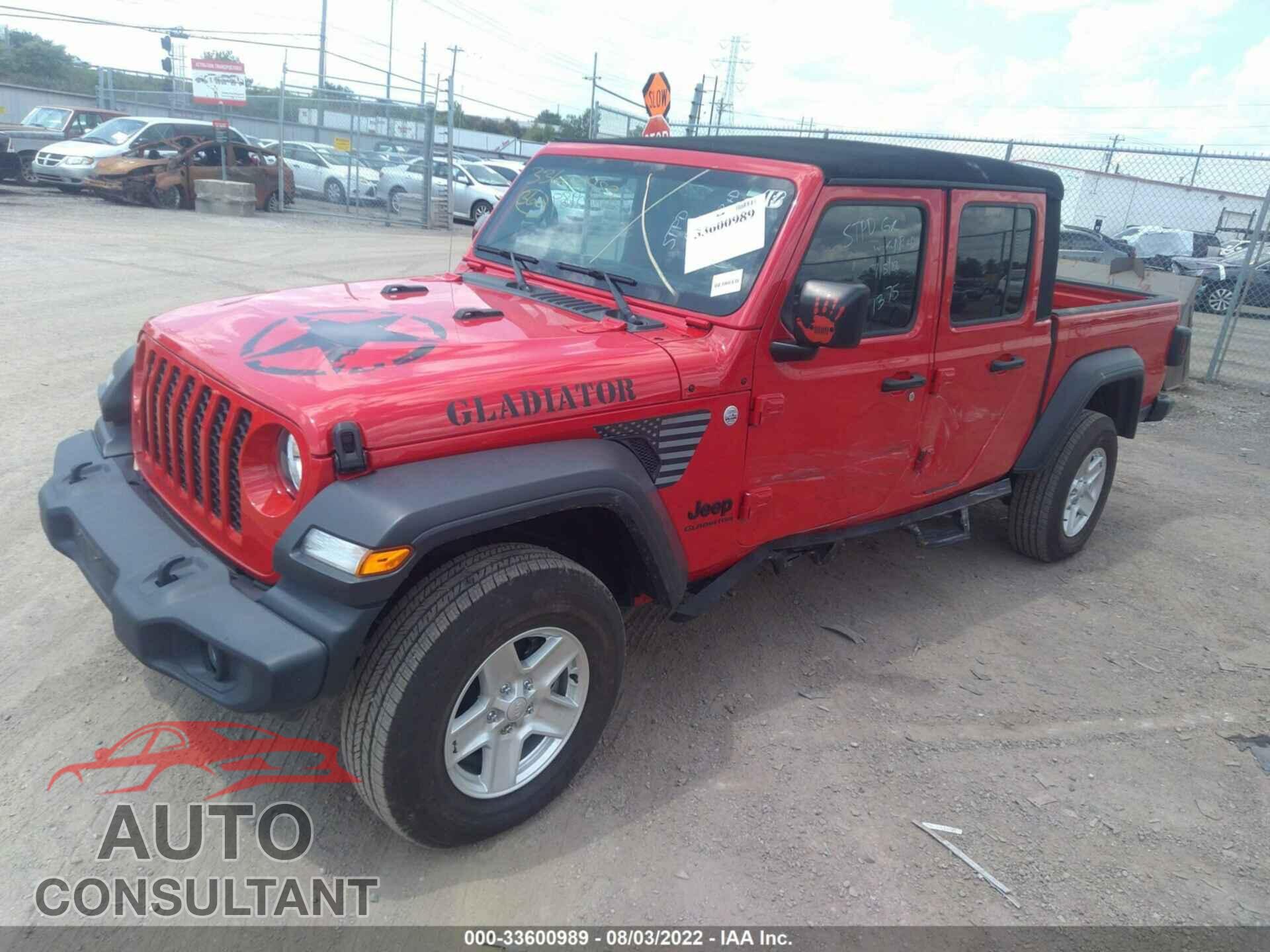 JEEP GLADIATOR 2020 - 1C6HJTAG6LL131375