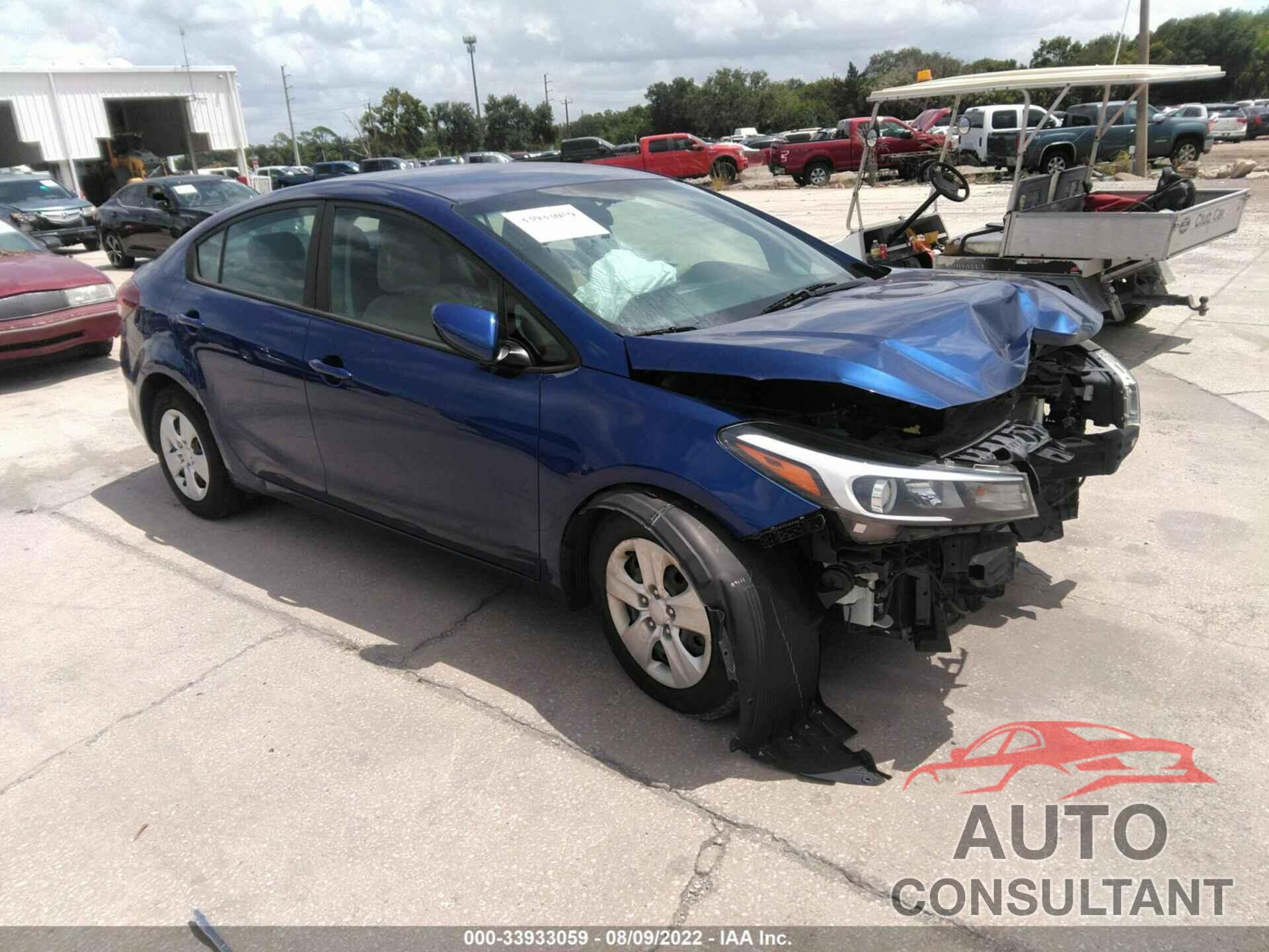 KIA FORTE 2018 - 3KPFL4A77JE221639