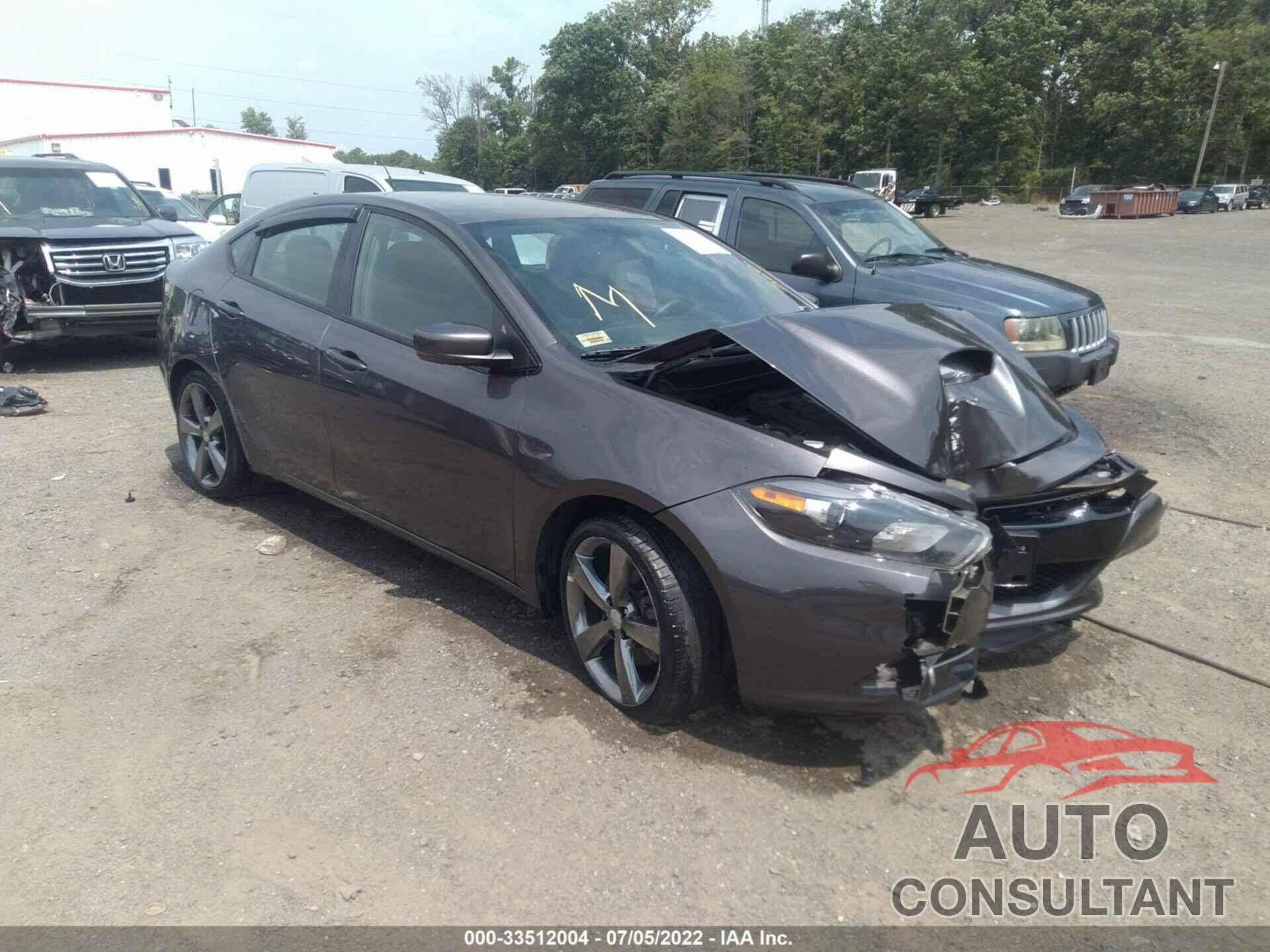 DODGE DART 2016 - 1C3CDFEB2GD679811