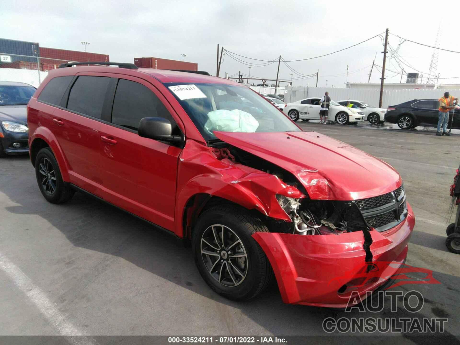 DODGE JOURNEY 2018 - 3C4PDCAB7JT171045