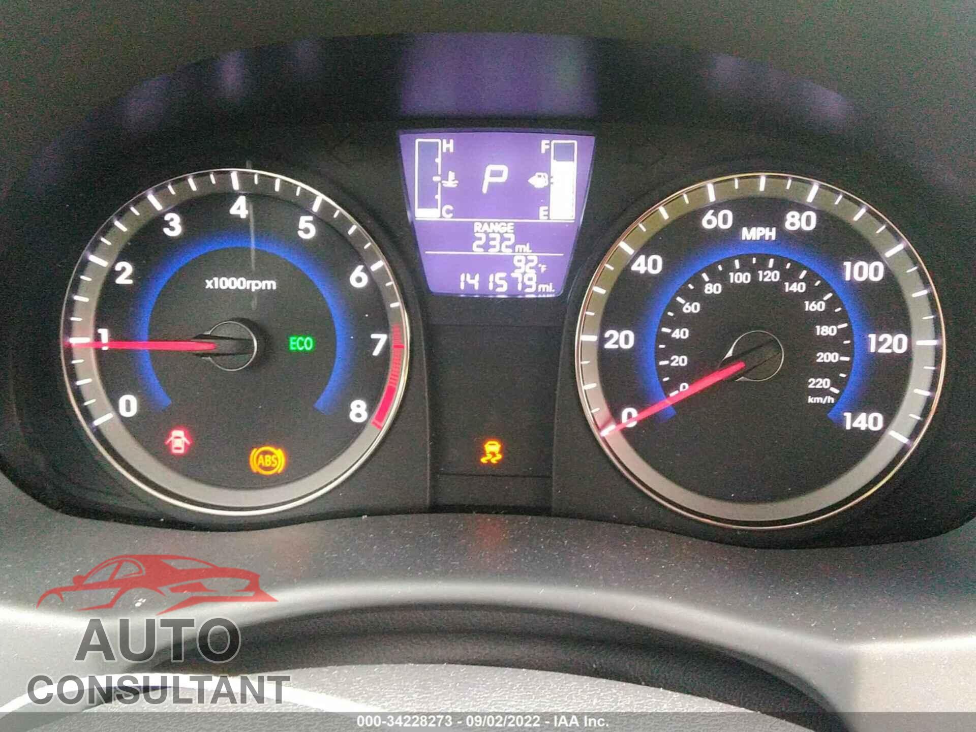 HYUNDAI ACCENT 2016 - KMHCT4AE6GU059378