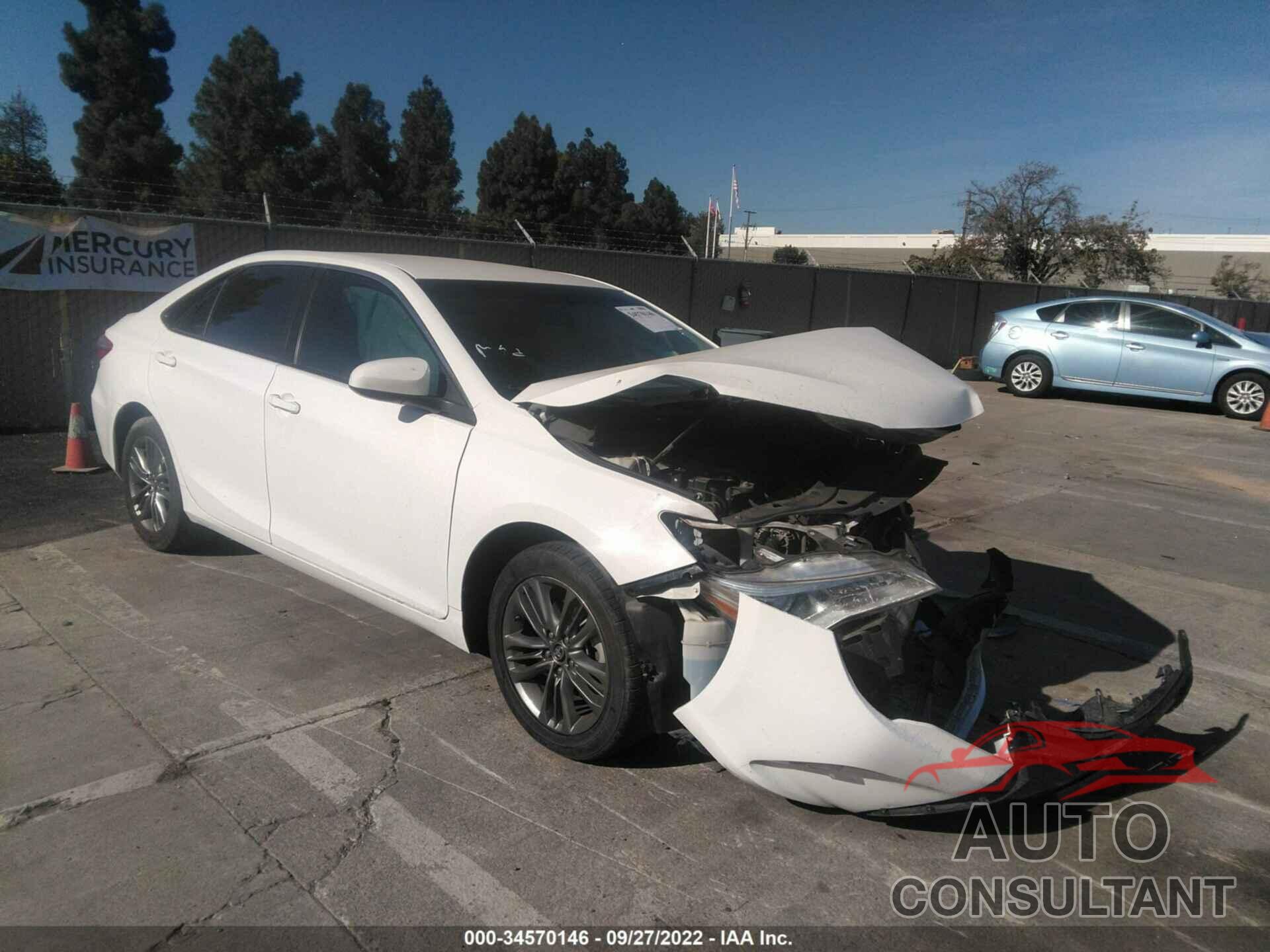 TOYOTA CAMRY 2017 - 4T1BF1FK6HU340694