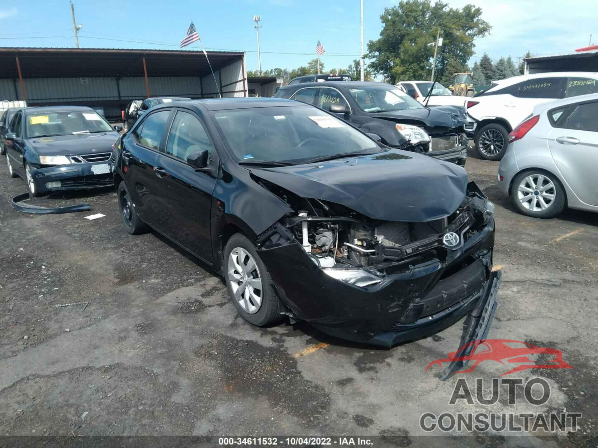 TOYOTA COROLLA 2016 - 2T1BURHE1GC663885