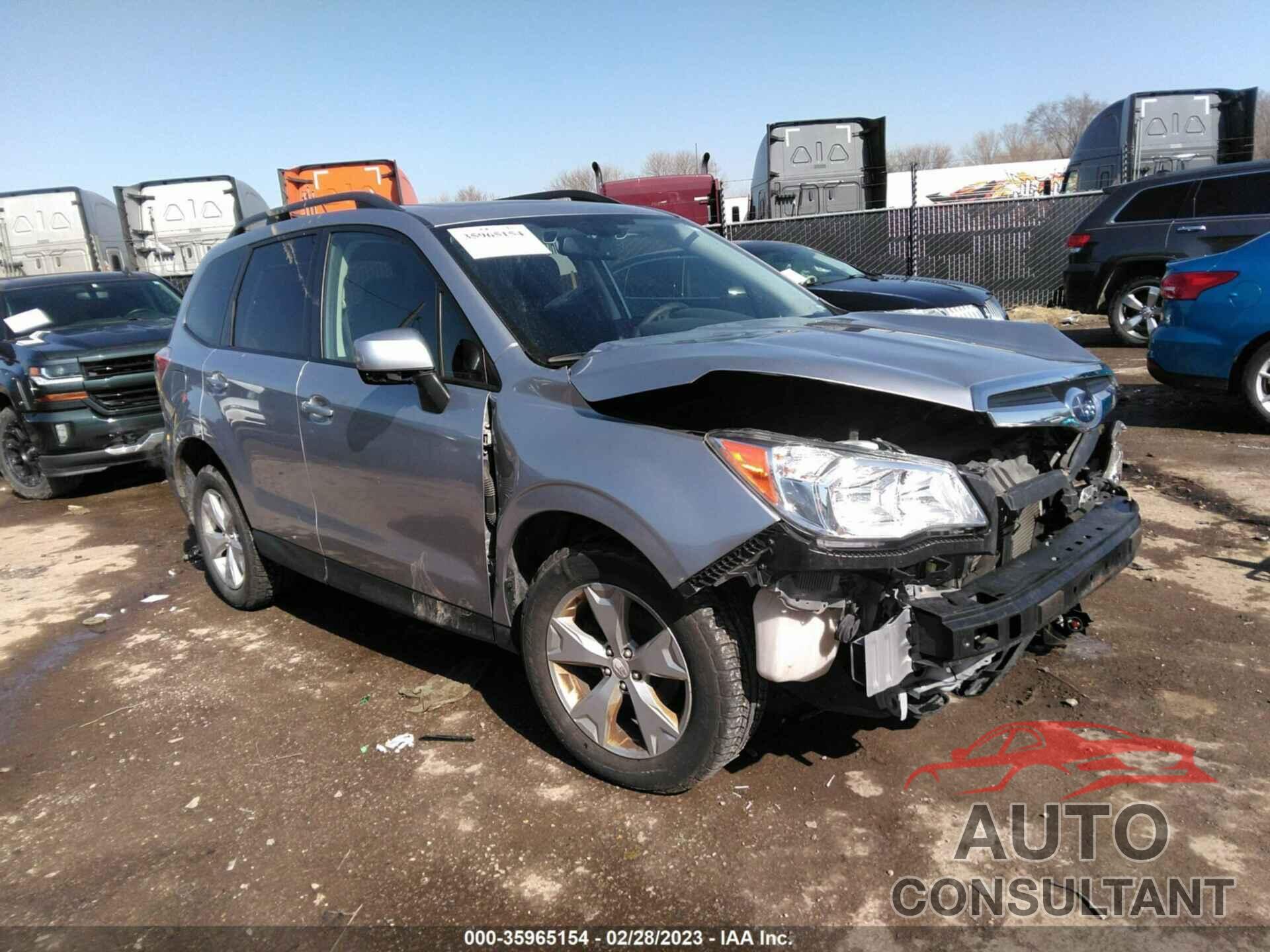 SUBARU FORESTER 2015 - JF2SJAFC8FH804992