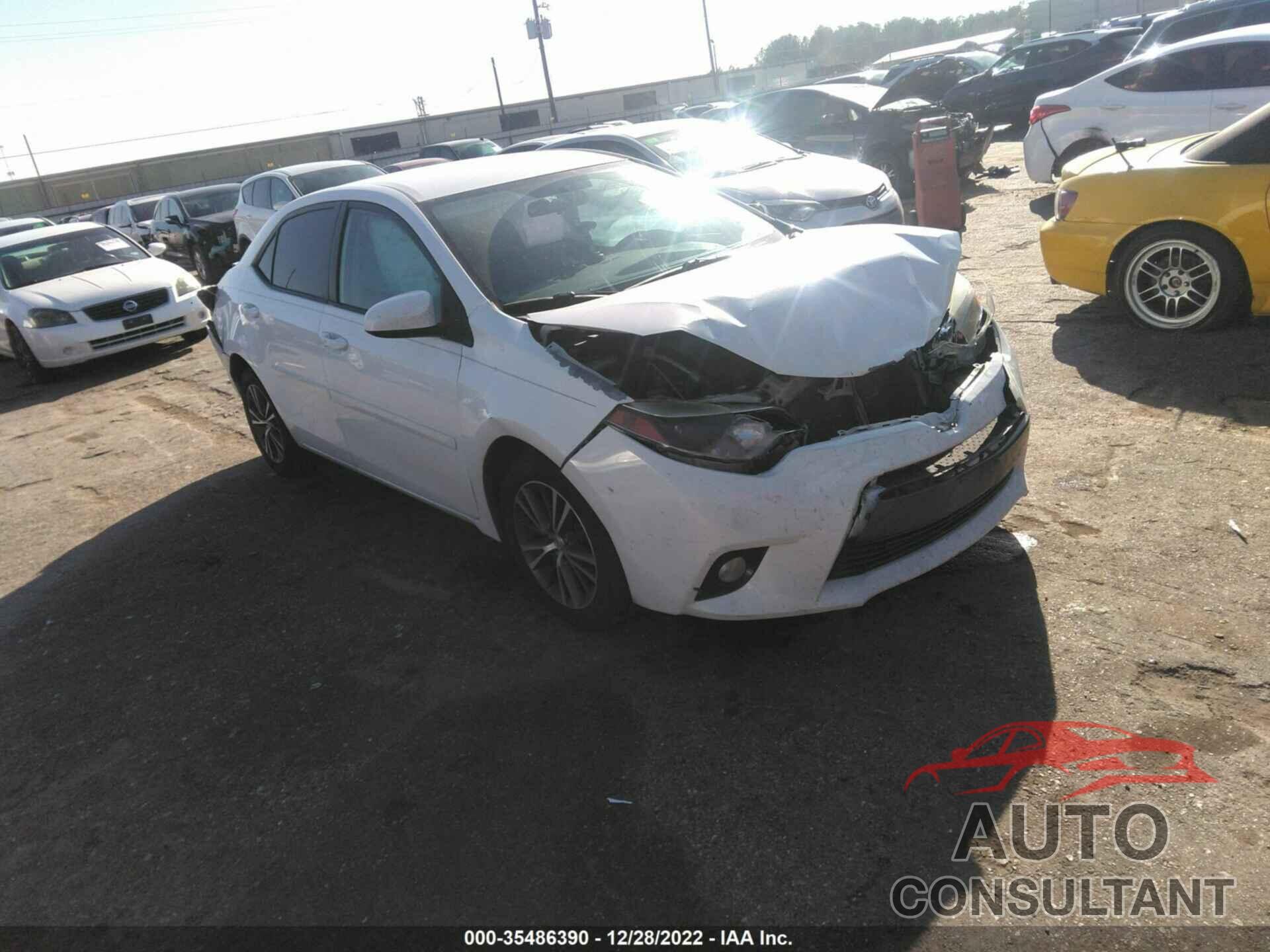TOYOTA COROLLA 2016 - 5YFBURHE9GP404318