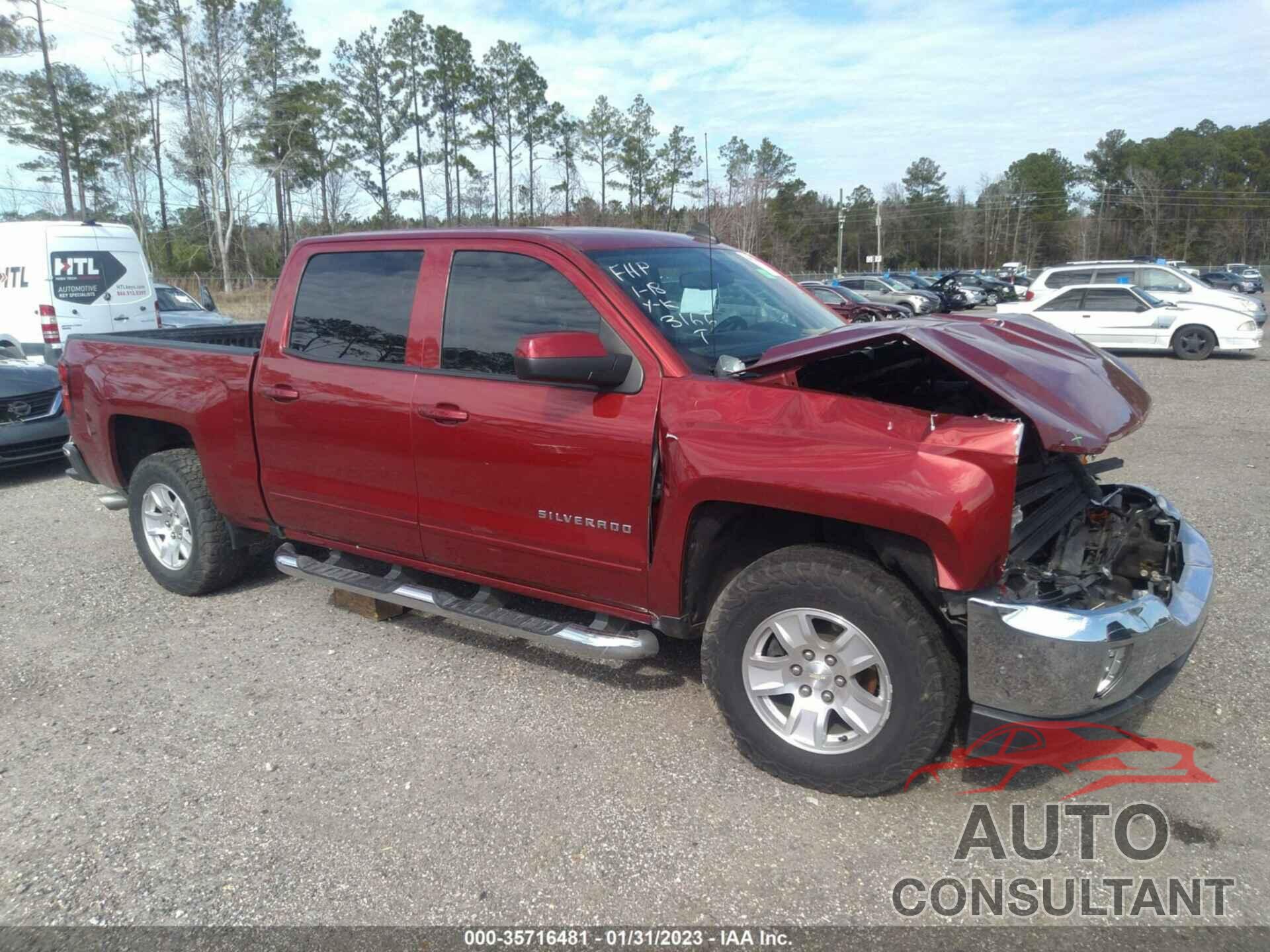 CHEVROLET SILVERADO 1500 2018 - 3GCUKREC7JG543166