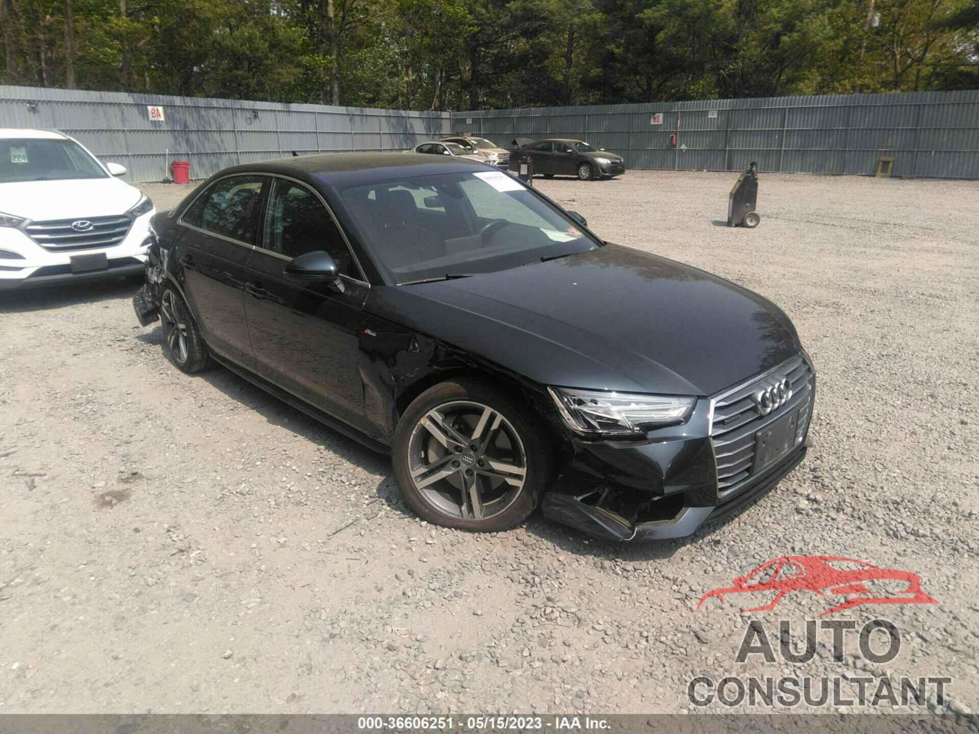 AUDI A4 2017 - WAUPNAF48HA153325