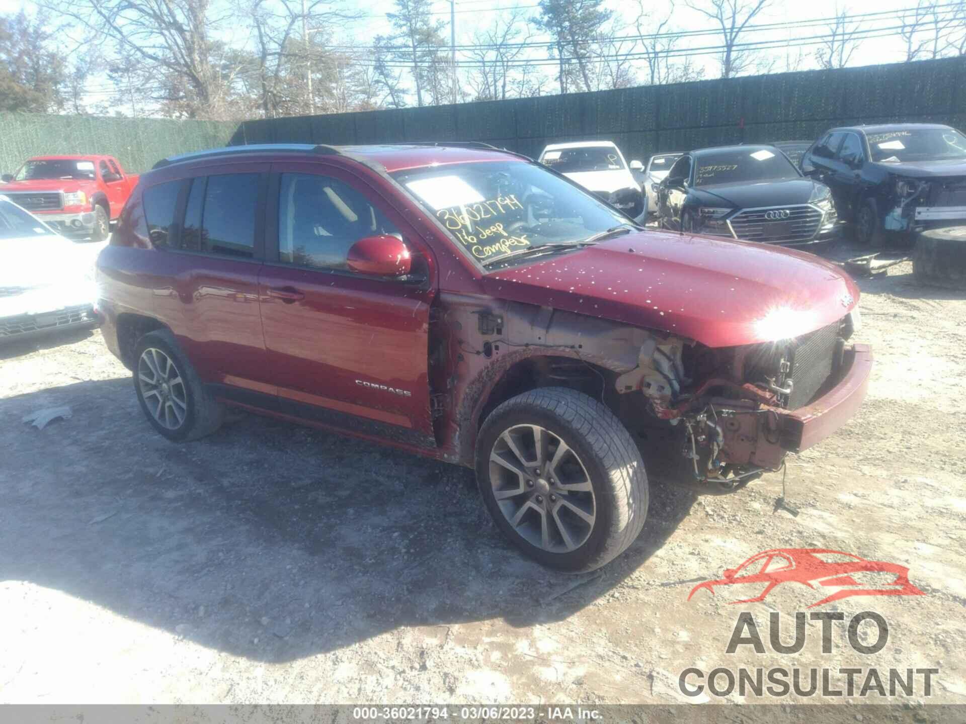 JEEP COMPASS 2016 - 1C4NJDEB7GD802486