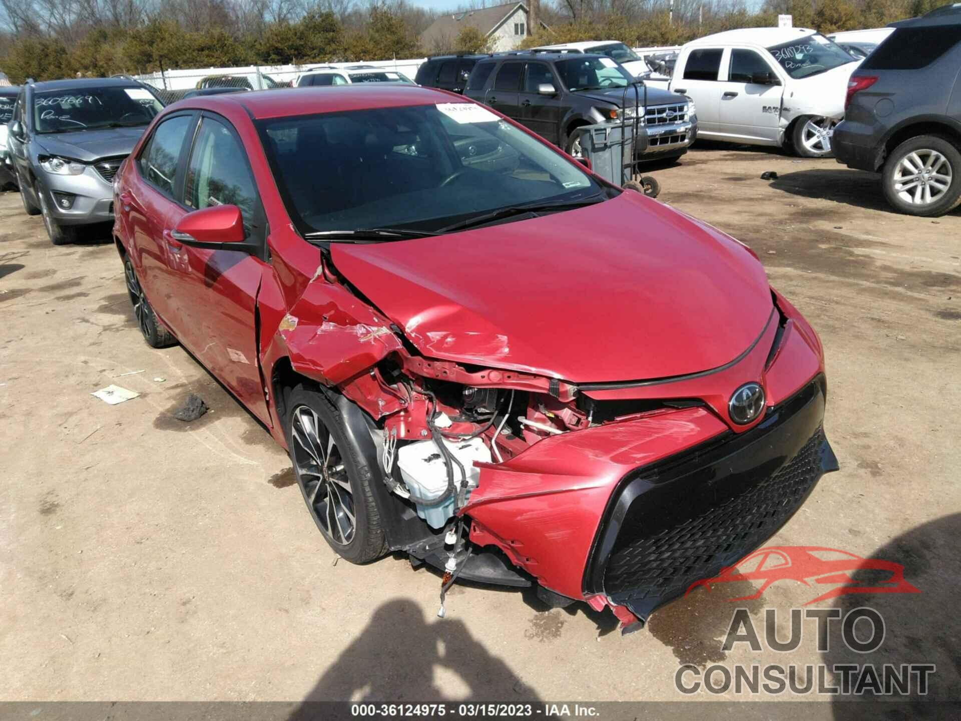 TOYOTA COROLLA 2019 - 2T1BURHE4KC215570