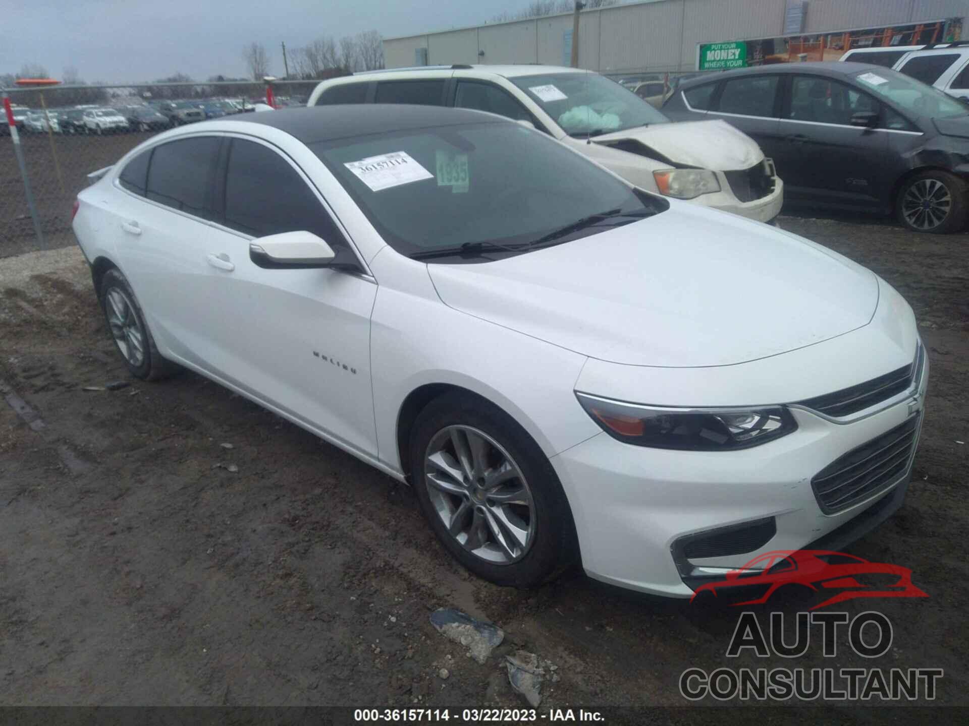 CHEVROLET MALIBU 2016 - 1G1ZE5ST3GF320295