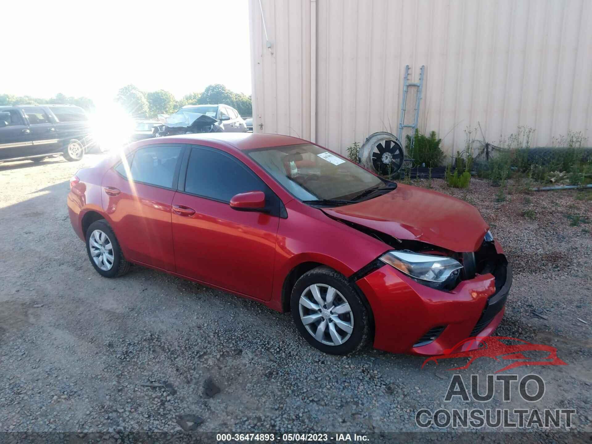 TOYOTA COROLLA 2016 - 5YFBURHE0GP461958
