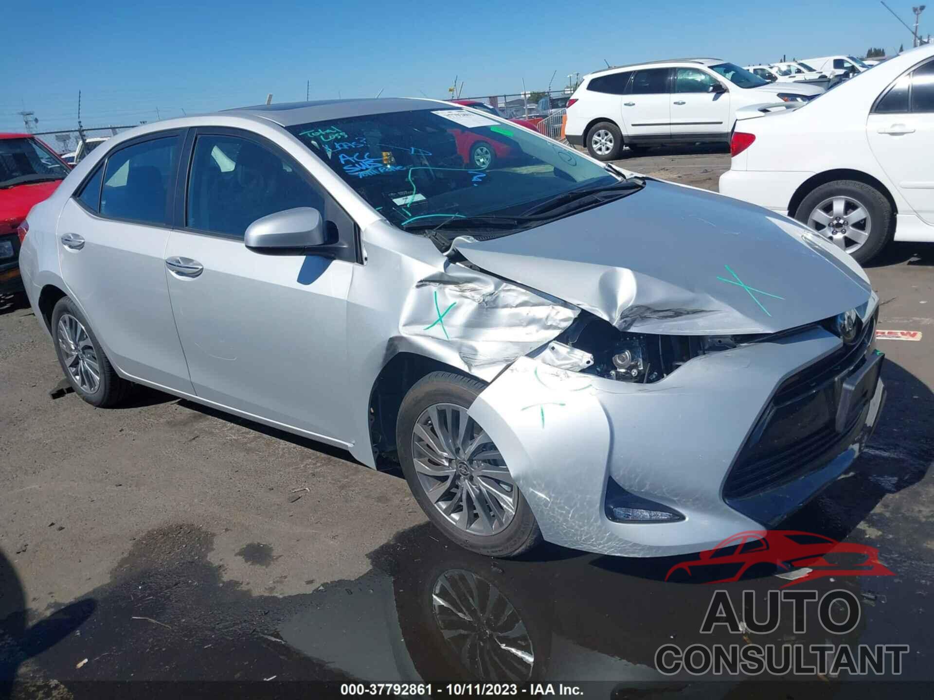 TOYOTA COROLLA 2018 - 2T1BURHE3JC116589