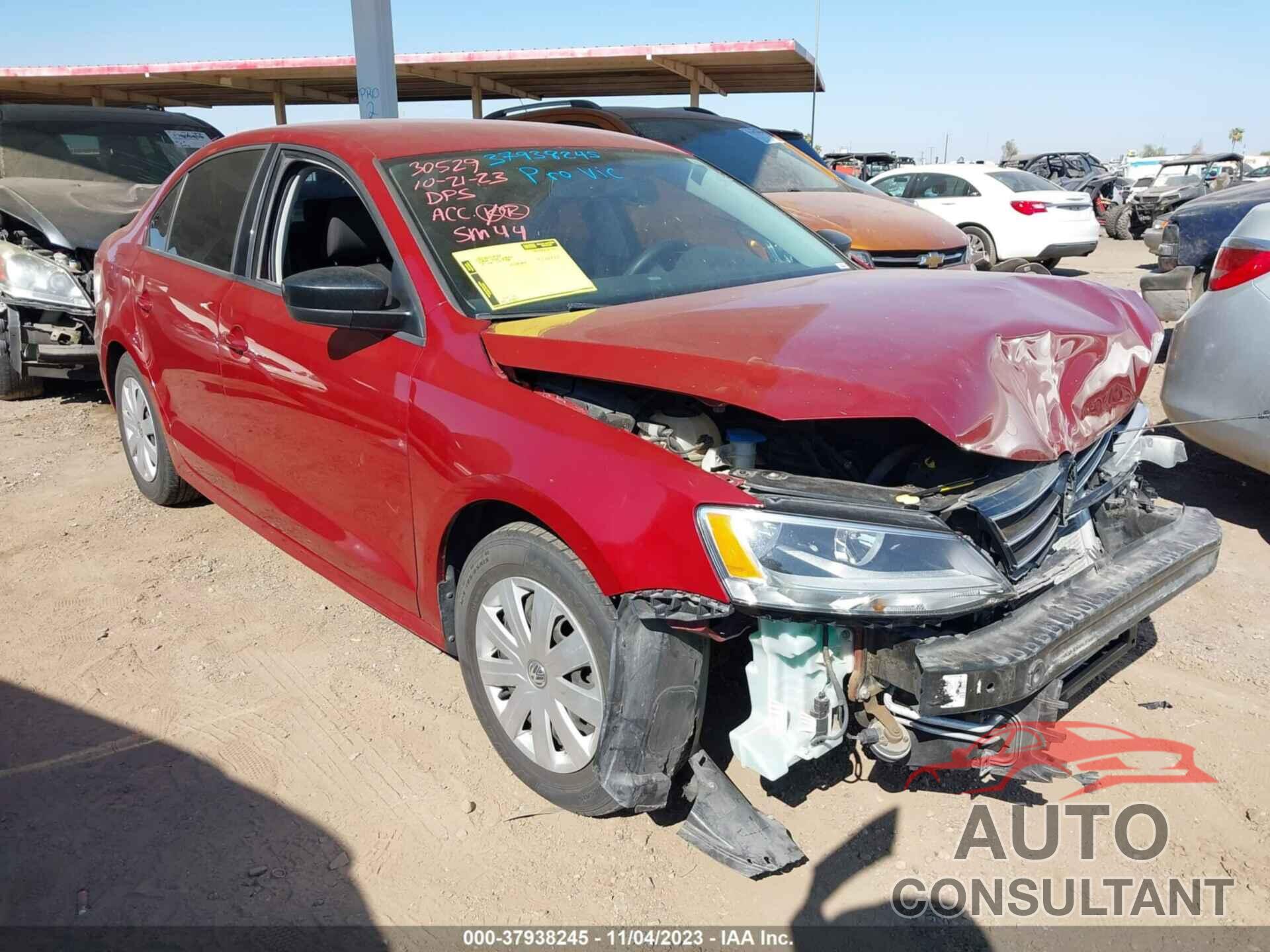 VOLKSWAGEN JETTA 2016 - 3VW267AJ9GM215405