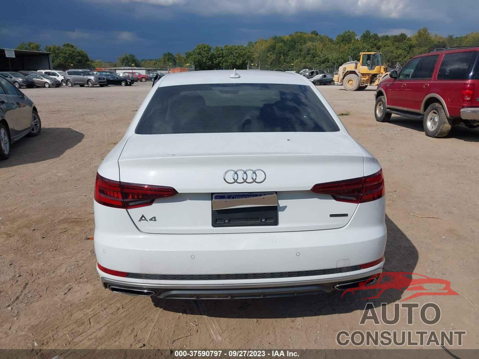 AUDI A4 2019 - WAUENAF46KA053352